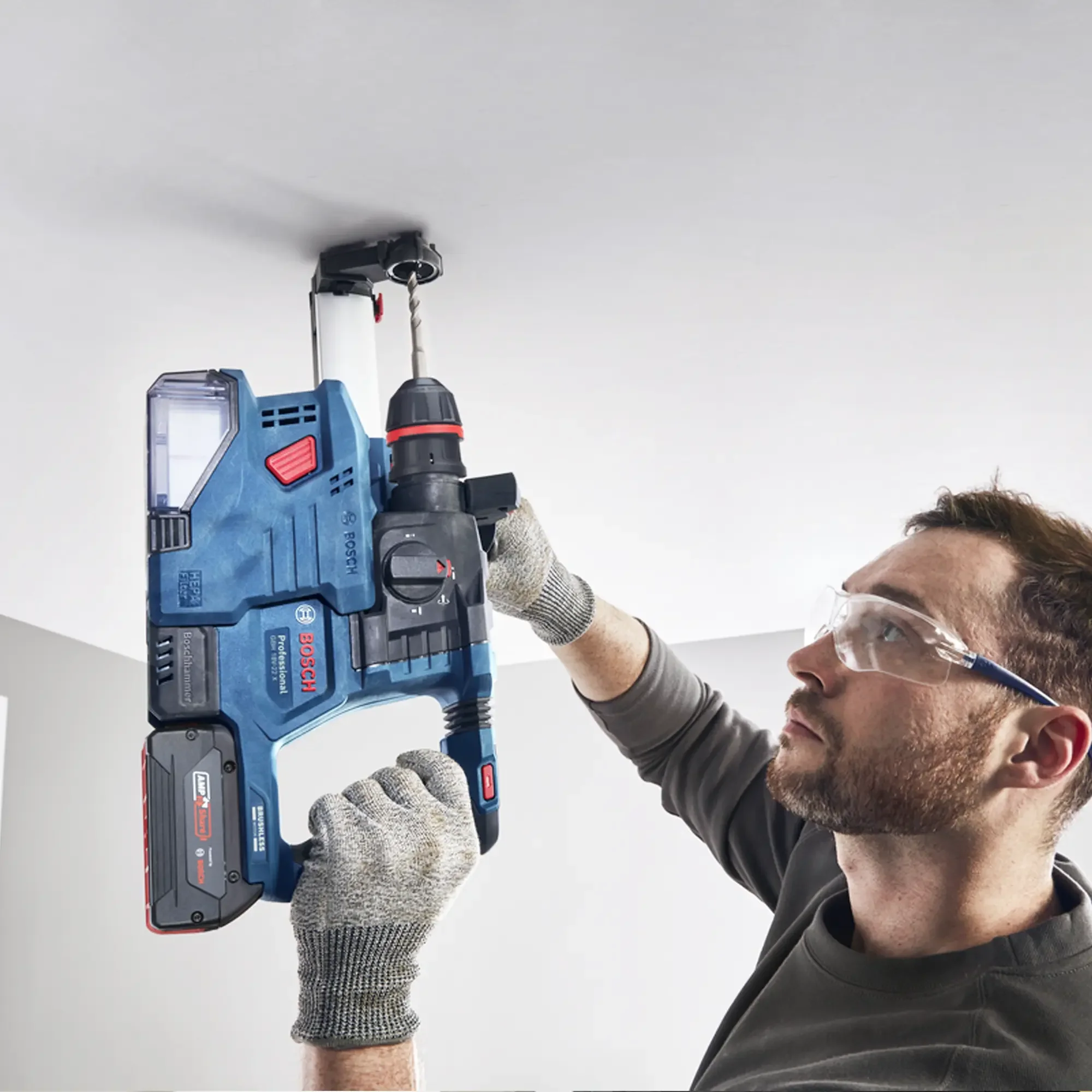 Martello Perforatore Bosch GBH 18V-22 X PRO 18V 4Ah - Image 6
