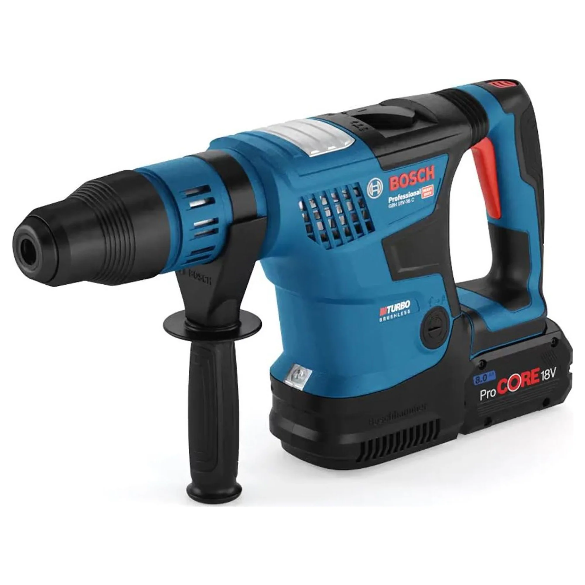 Martello Perforatore Bosch GBH 18V-36 C PRO 18V 8Ah - Image 2