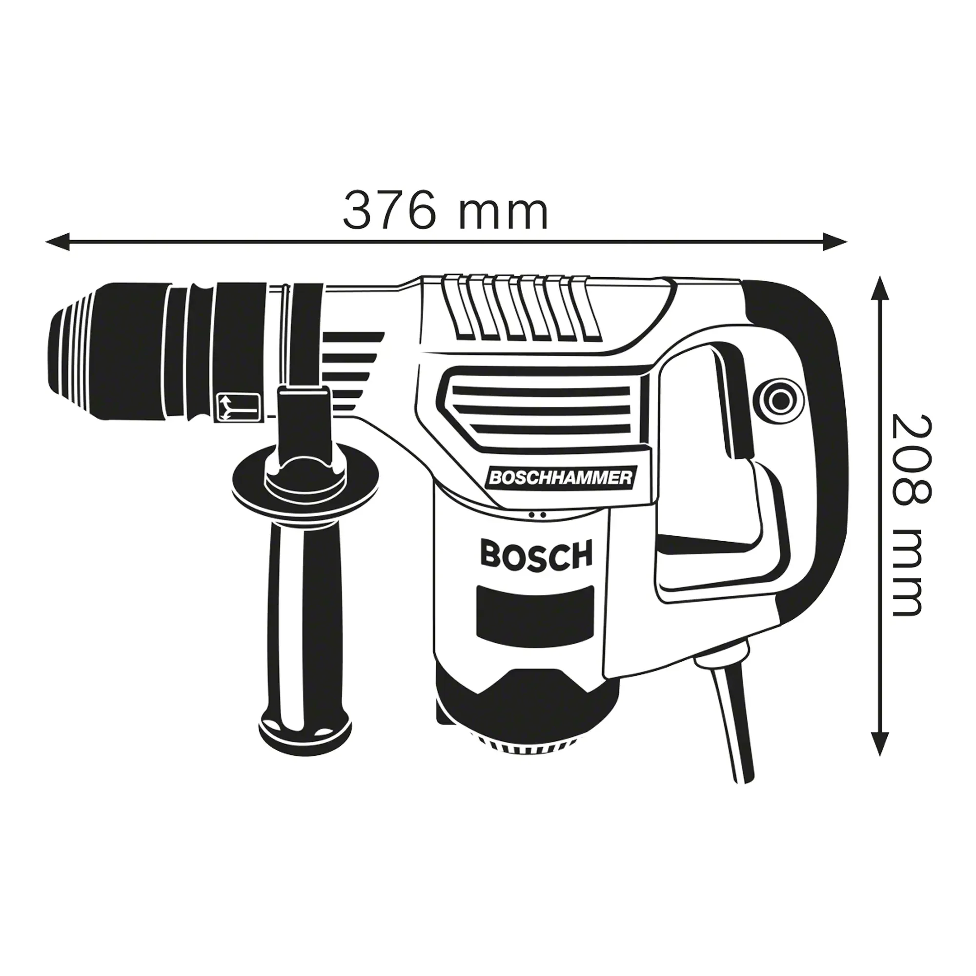 Martello Scalpellatore Bosch GSH 3E 650W - Image 3
