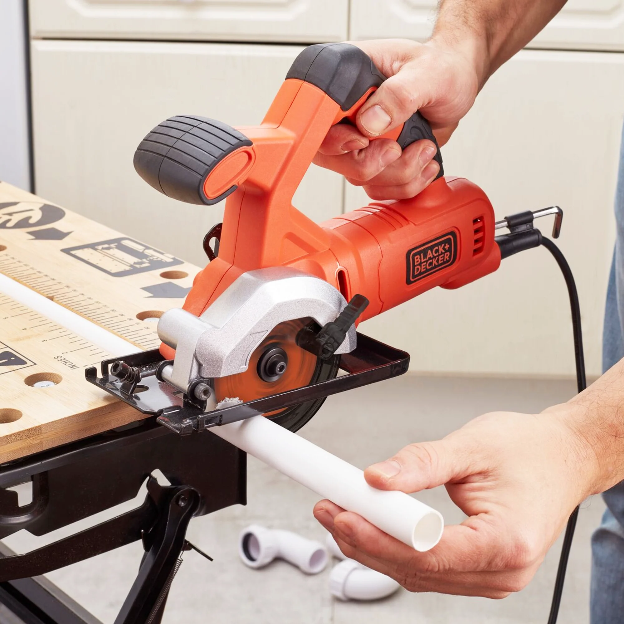 Mini Sega Circolare Black+Decker BES510-QS 400W - Image 3