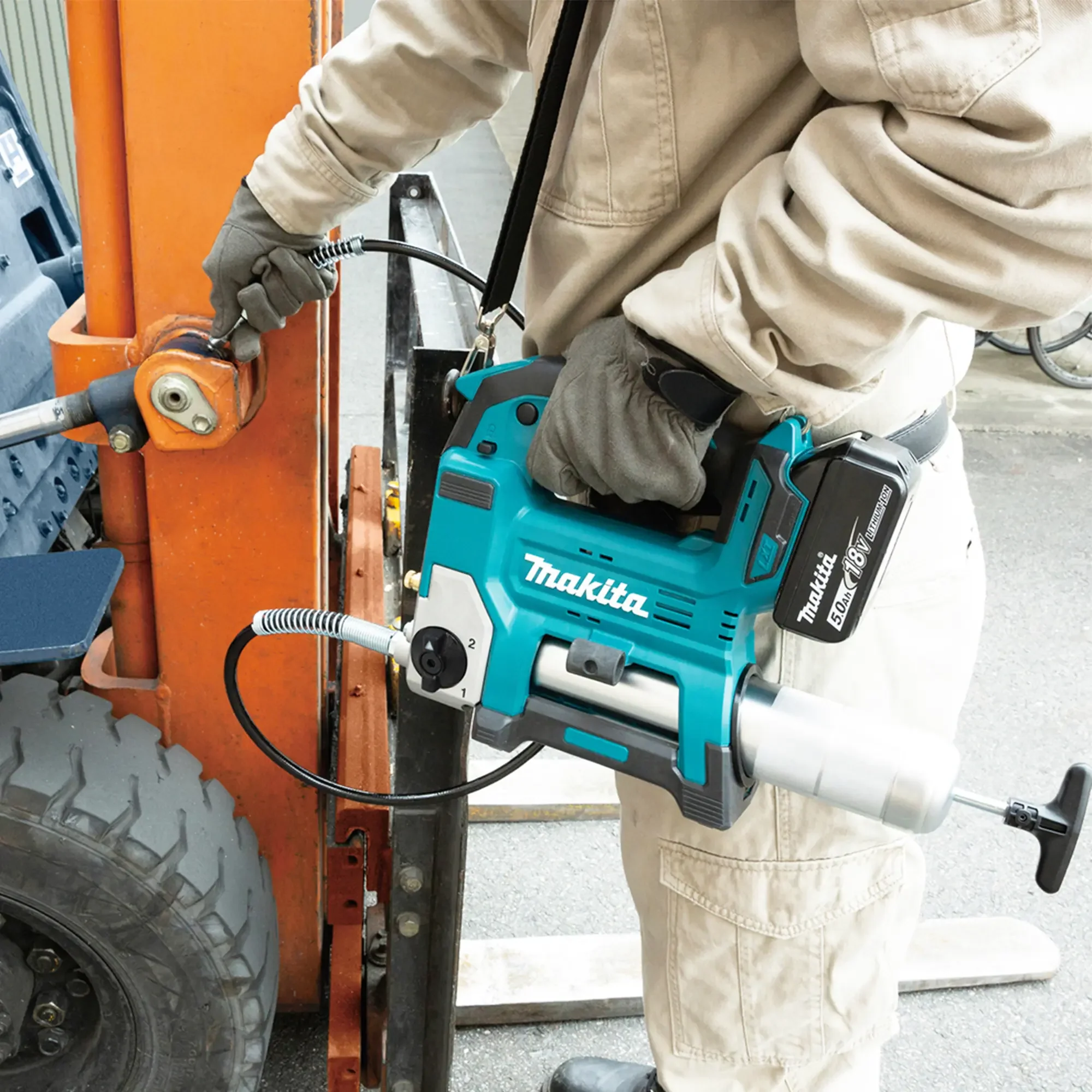 Pistola Grasso Makita DGP180RT 18V 5Ah - Image 16