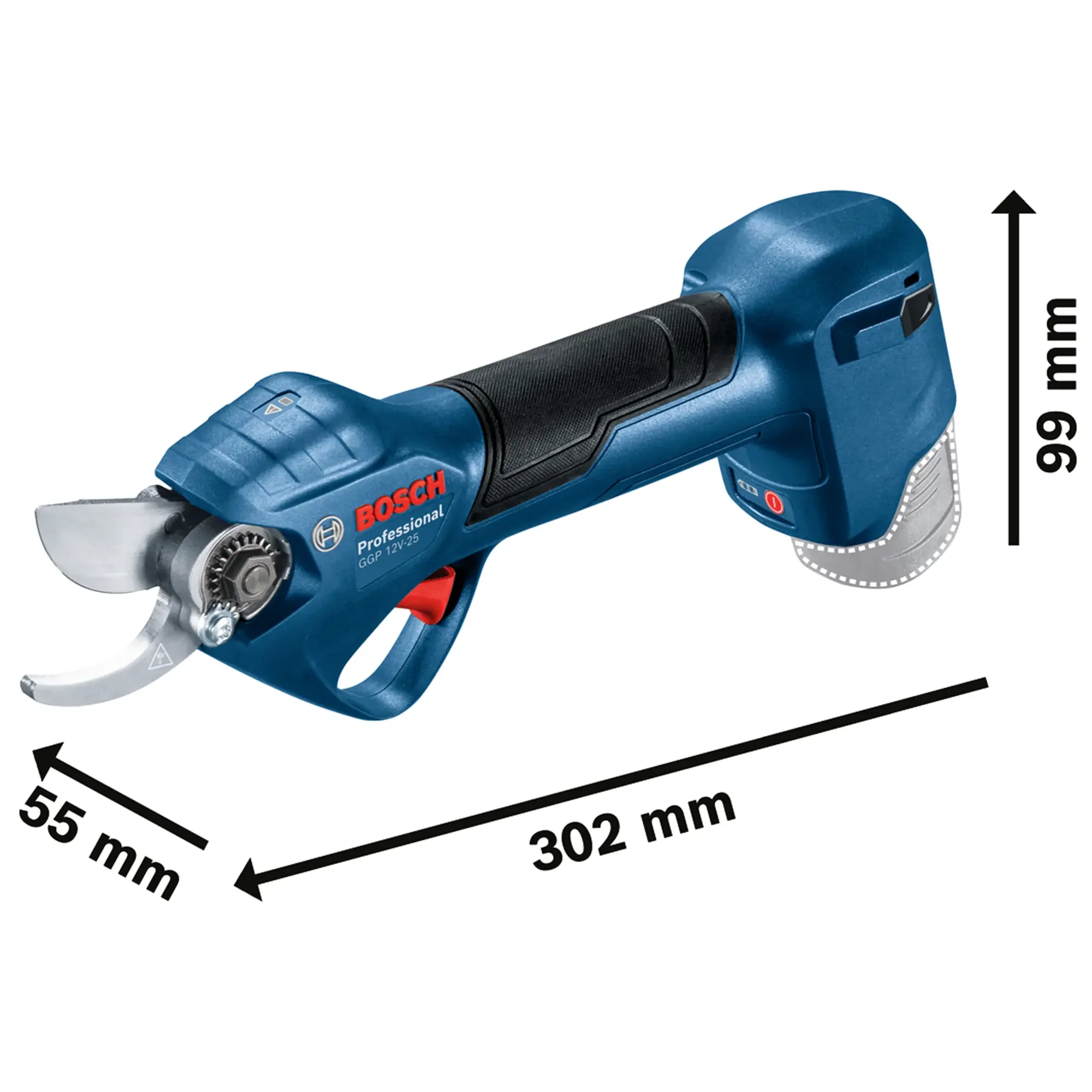Potatore Bosch GGP 12V-25 3Ah - Image 3