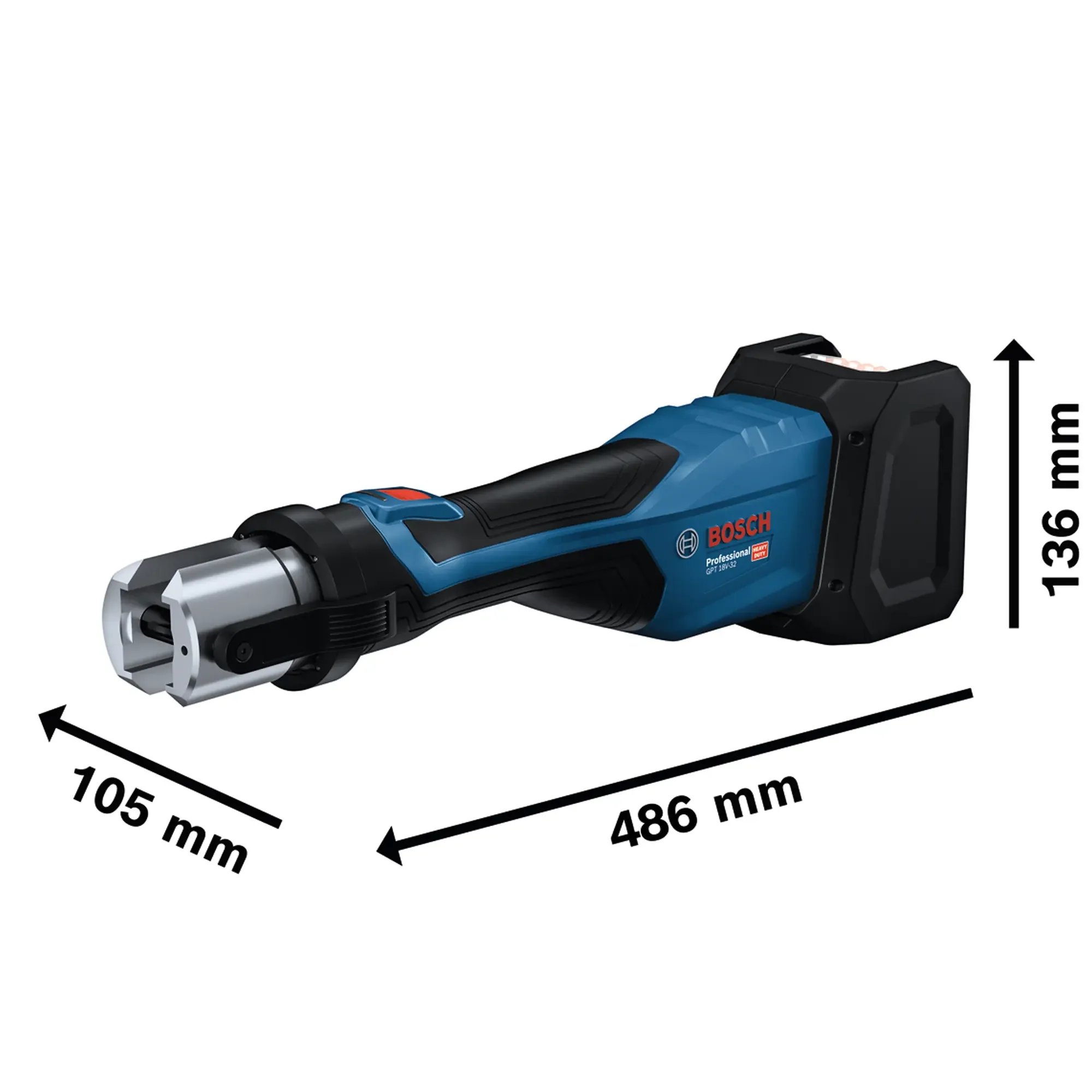 Pressatrice Bosch GPT 18V-32 18V - Image 2