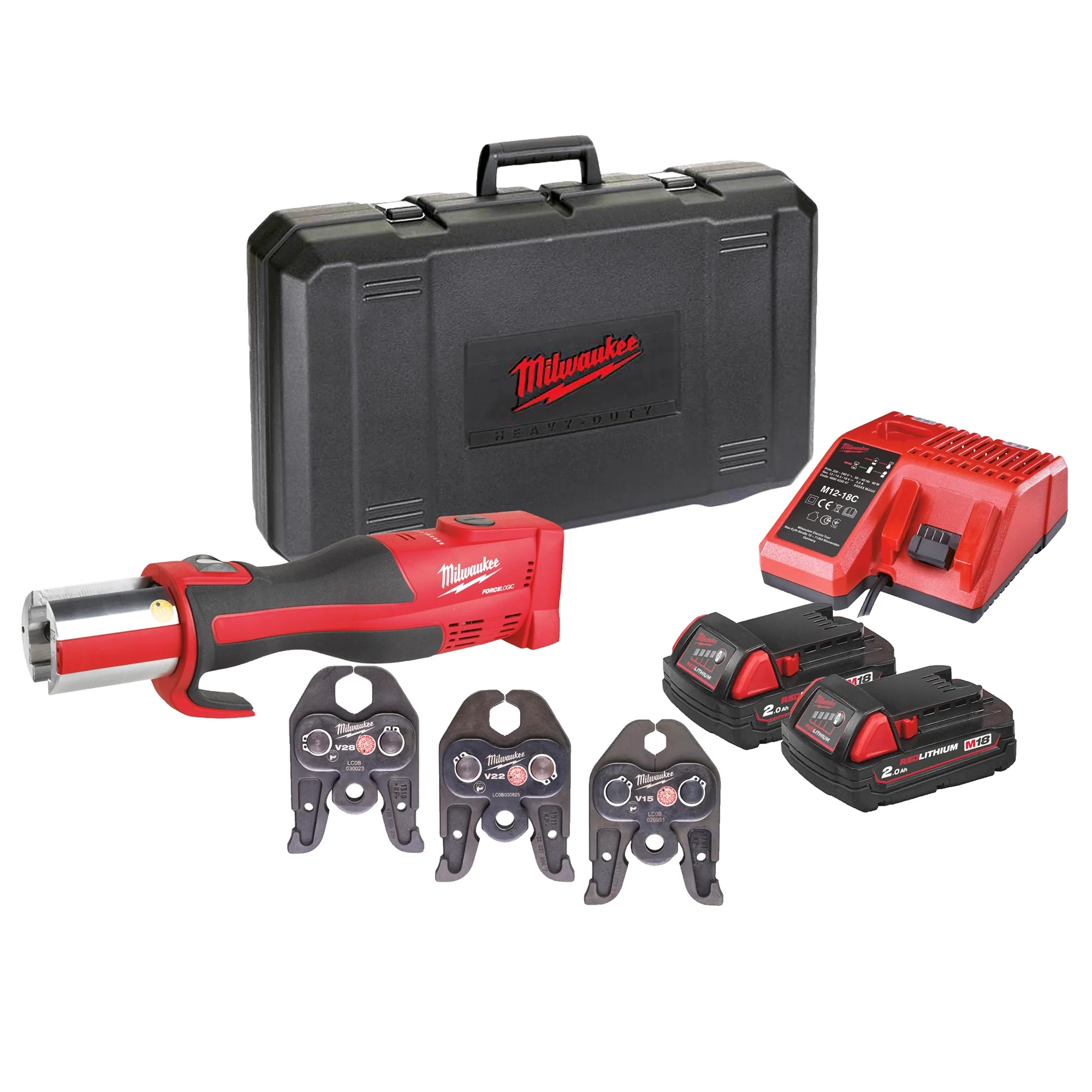 Pressatrice Milawaukee M18 BLHPT-202C SET 18V 2Ah - Image 6
