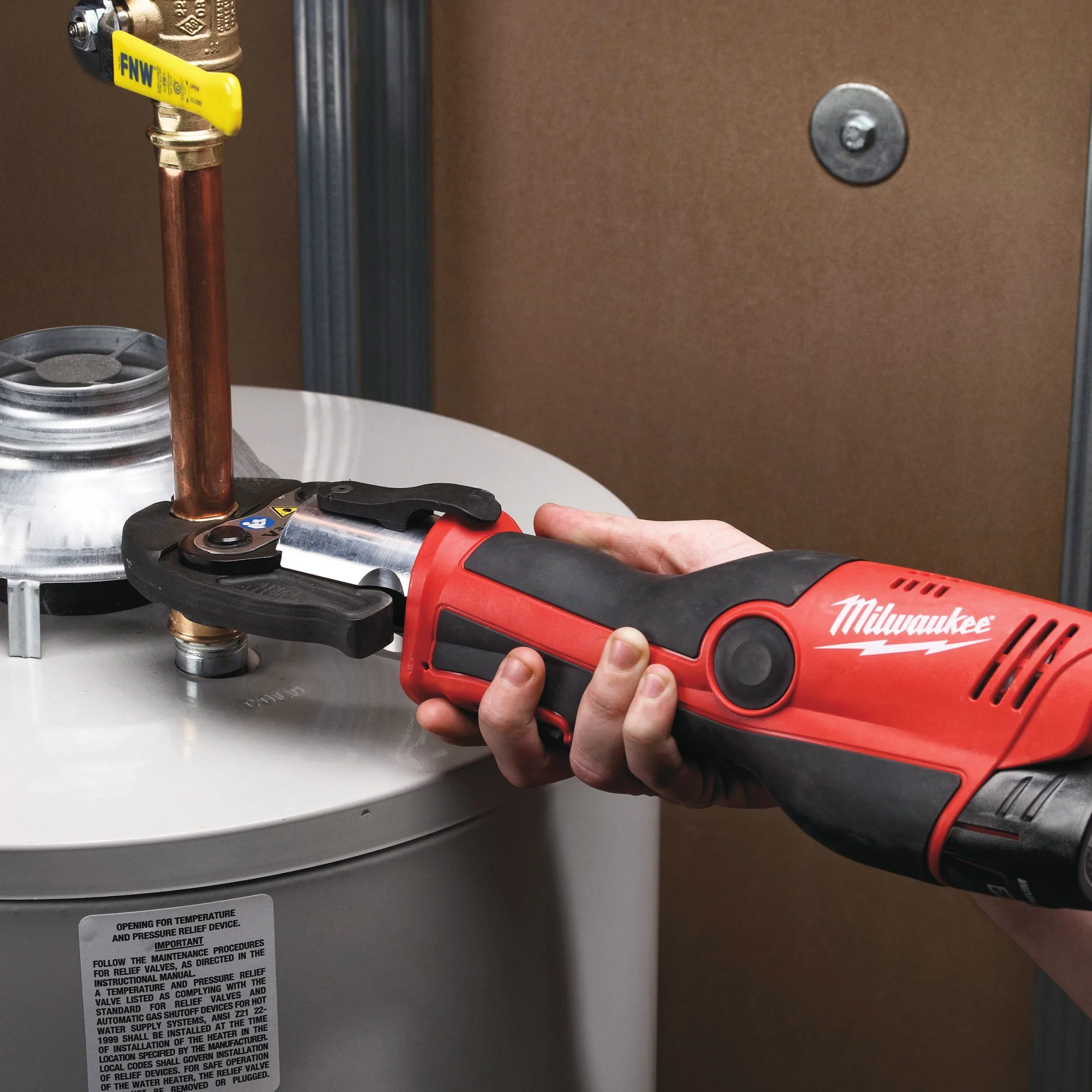 Pressatrice Milwaukee M12 HPT-202C SET 12V 2Ah - Image 4