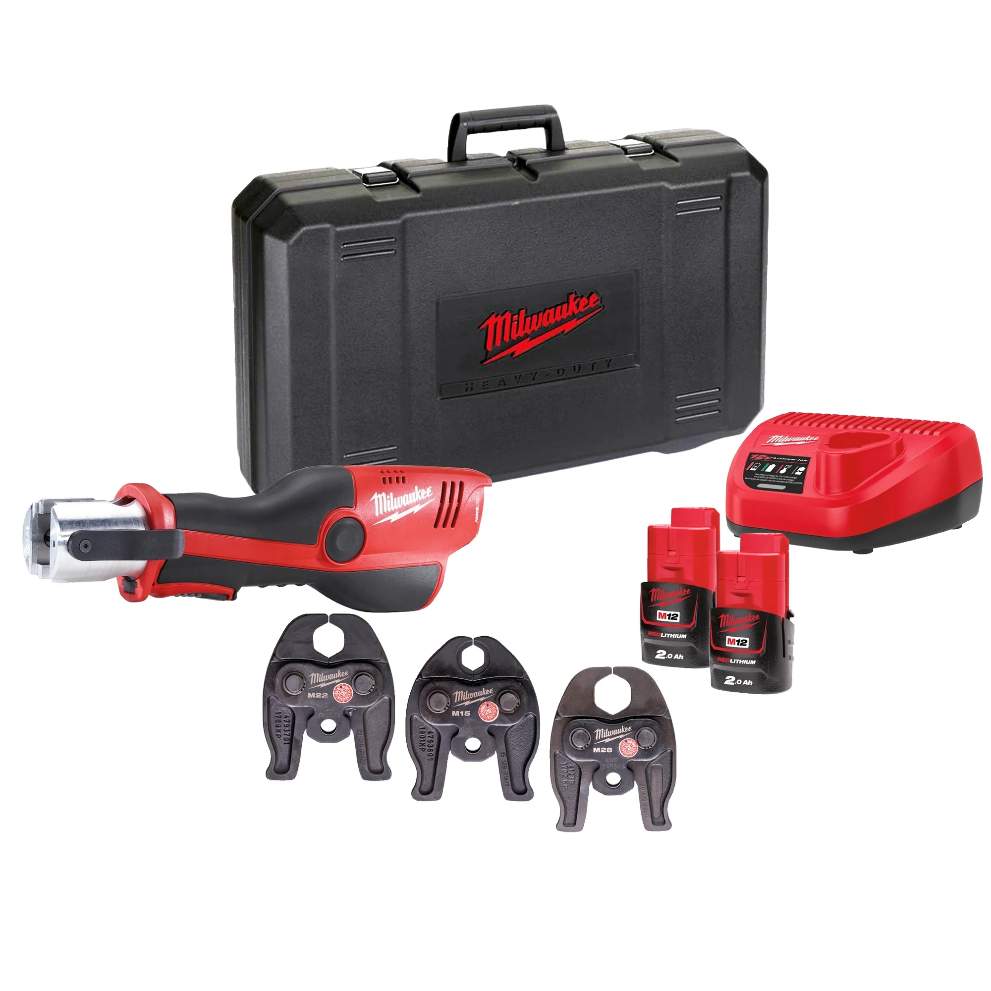 Pressatrice Milwaukee M12 HPT-202C SET 12V 2Ah - Image 5