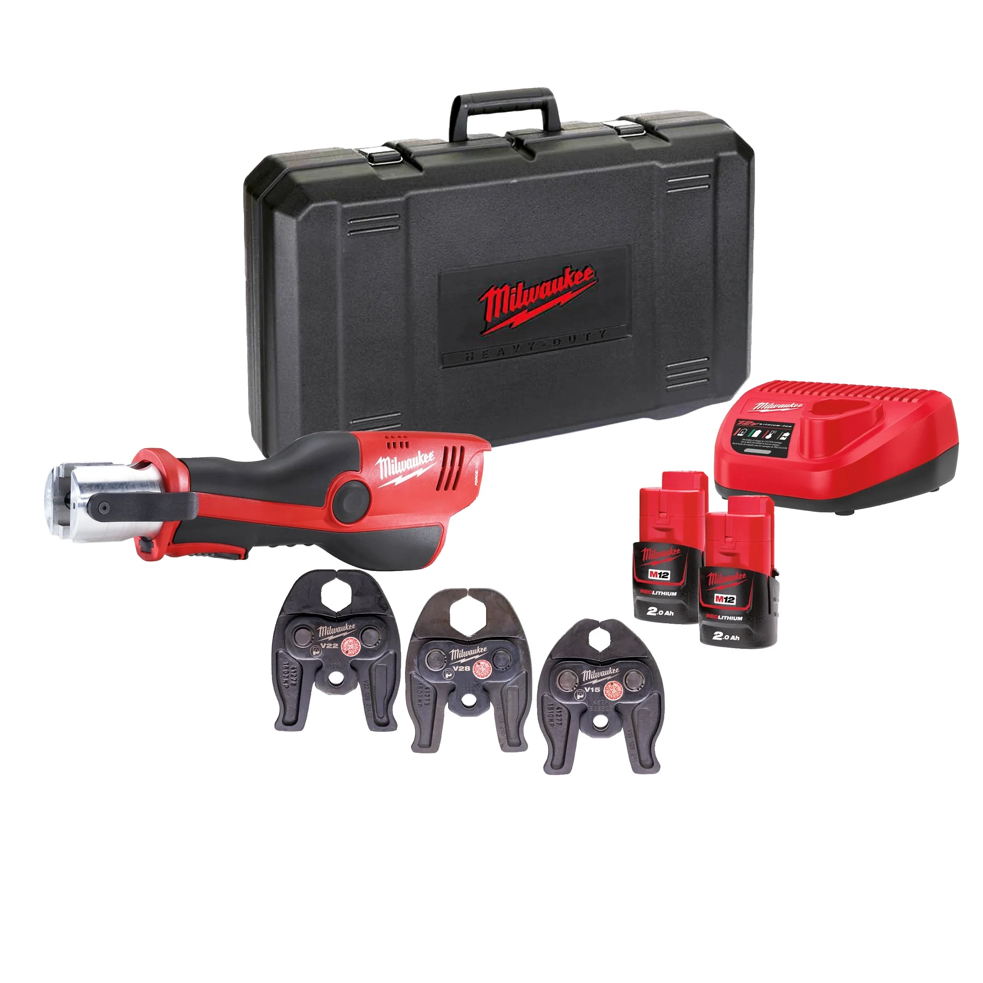 Pressatrice Milwaukee M12 HPT-202C SET 12V 2Ah - Image 8
