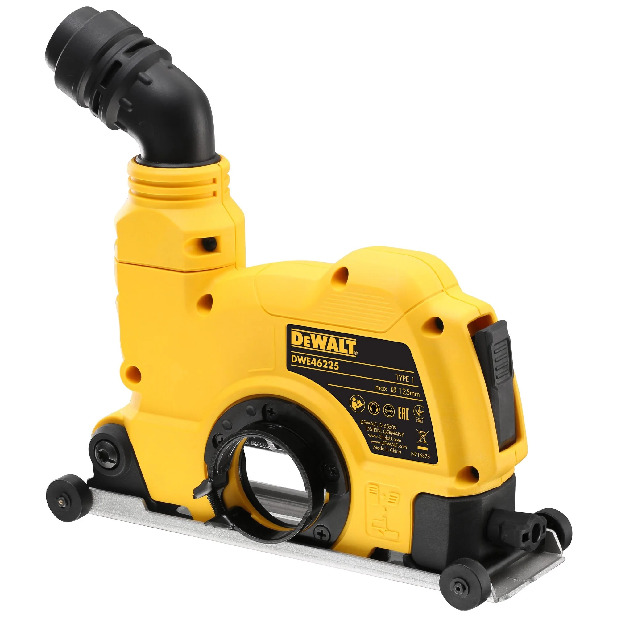 Protezione da taglio Dewalt DWE46225-XJ per smerigliatrice 125mm - Image 4