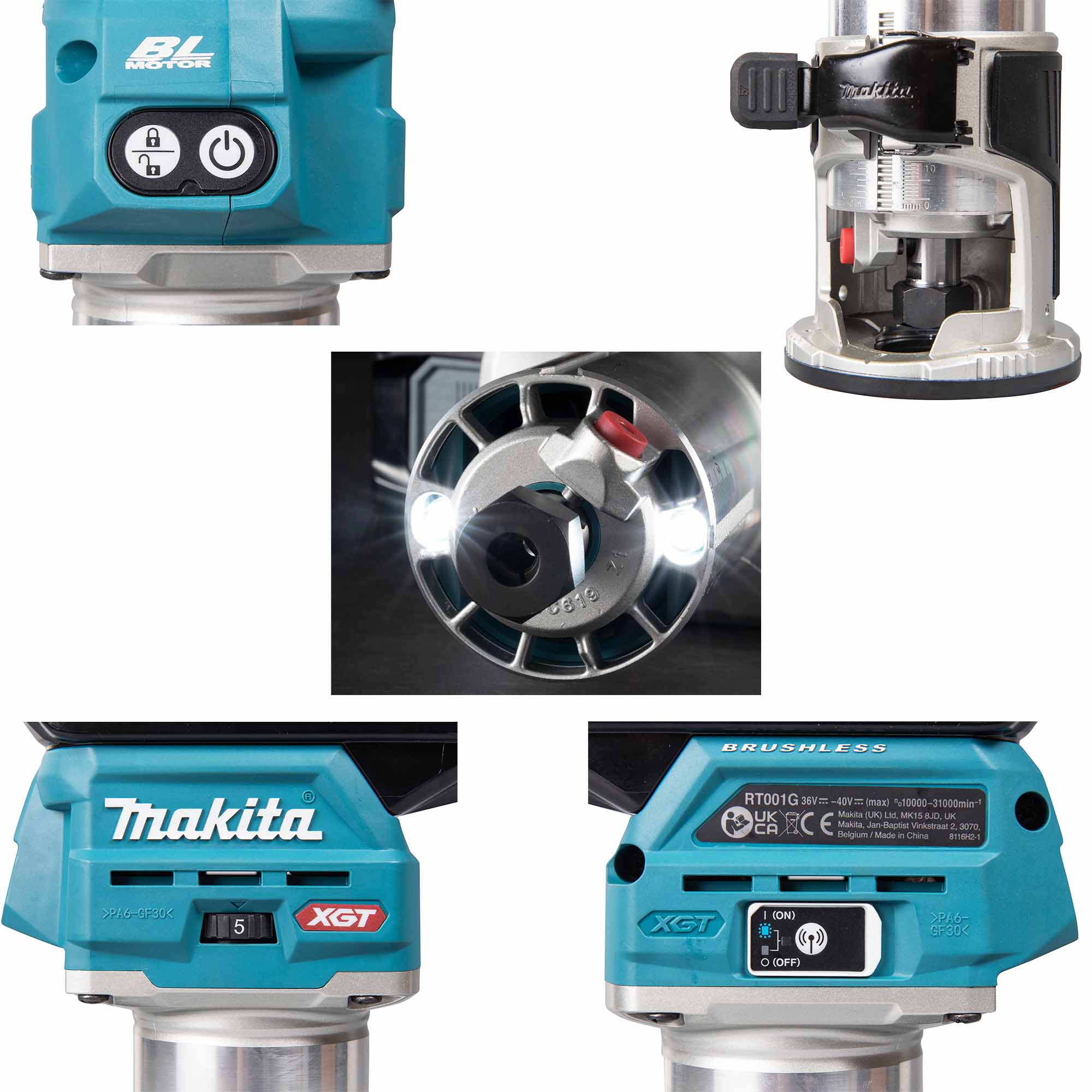 Rifilatore Makita RT001GZ10 40V - Image 3