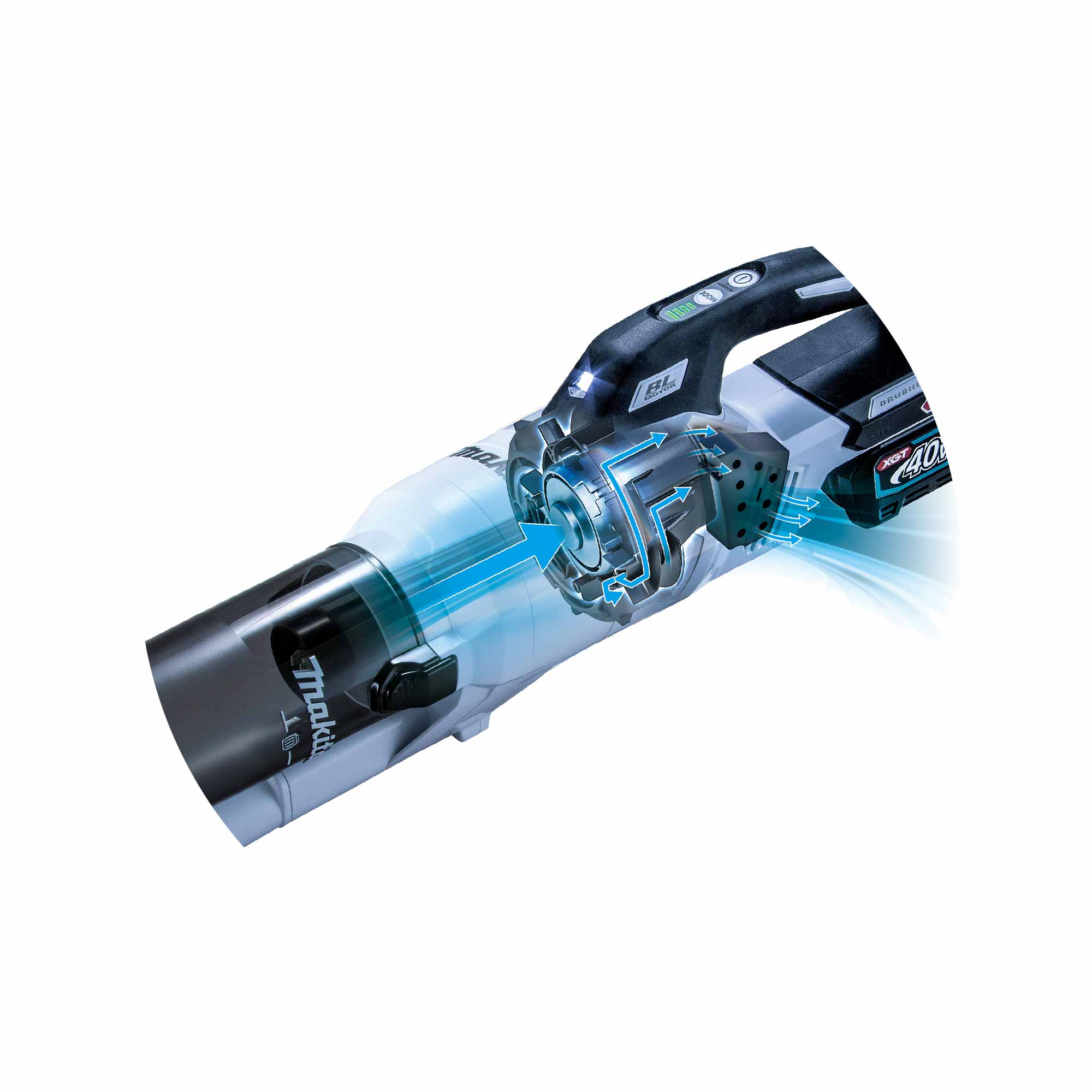 Scopa Elettrica Makita CL003GZ 40V - Image 3