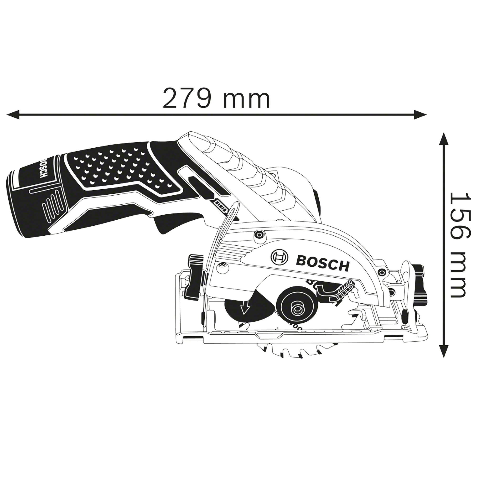 Sega circolare Bosch GKS 12V-26 12V 3Ah - Image 4