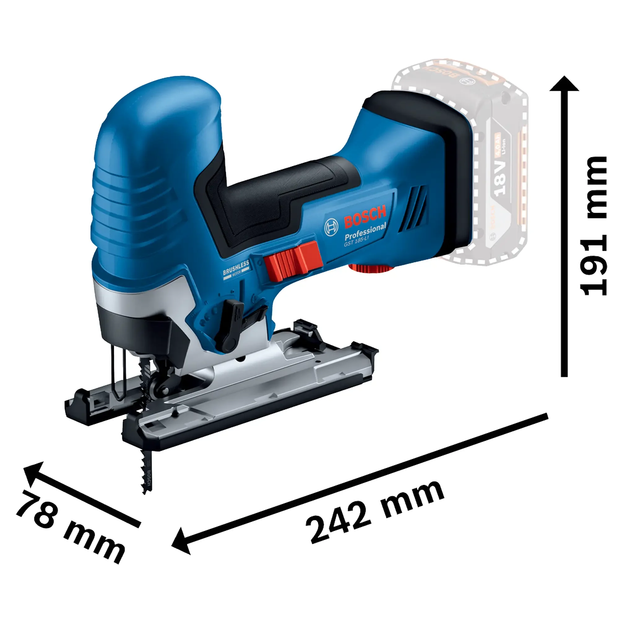 Seghetto Alternativo Bosch GST 18V-125 S - Image 3