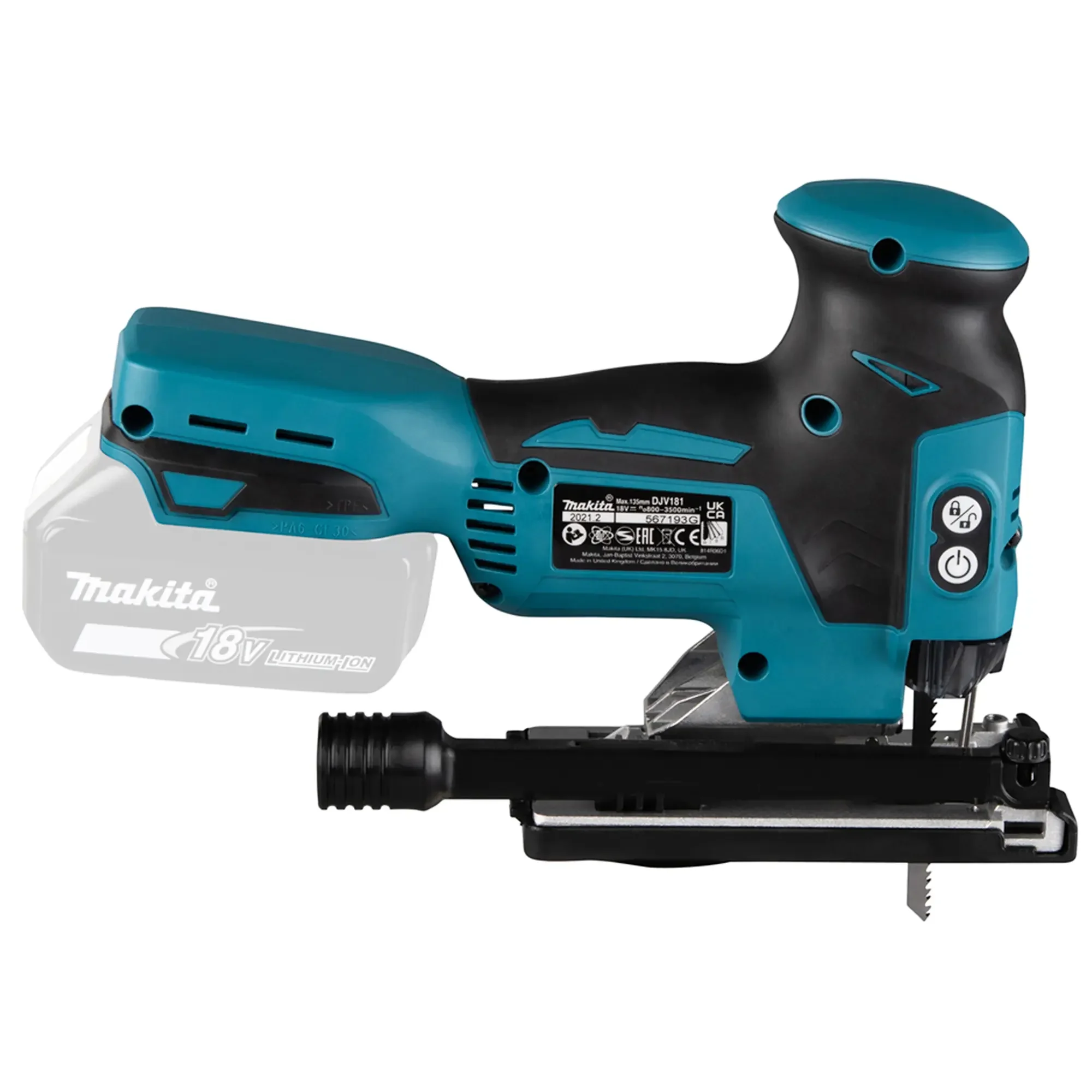 Seghetto Alternativo Makita DJV181ZJ 18V - Image 7