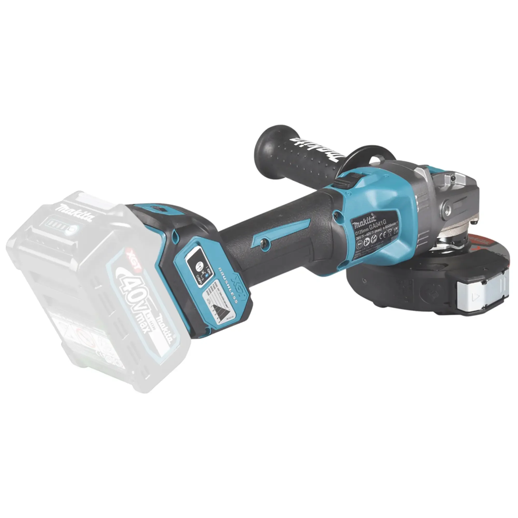 Smerigliatrice angolare Makita GA041GM201 40V 4Ah - Image 6