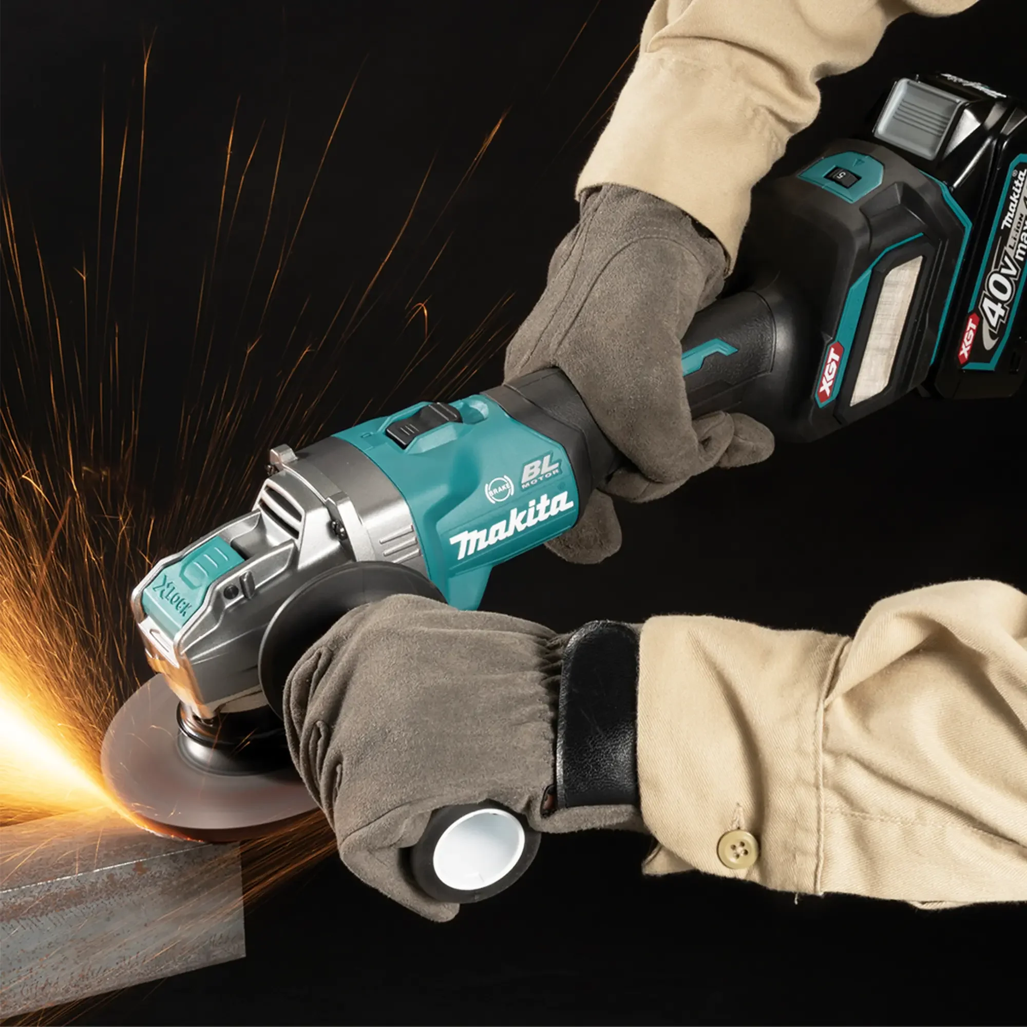Smerigliatrice angolare Makita GA041GM201 40V 4Ah - Image 9