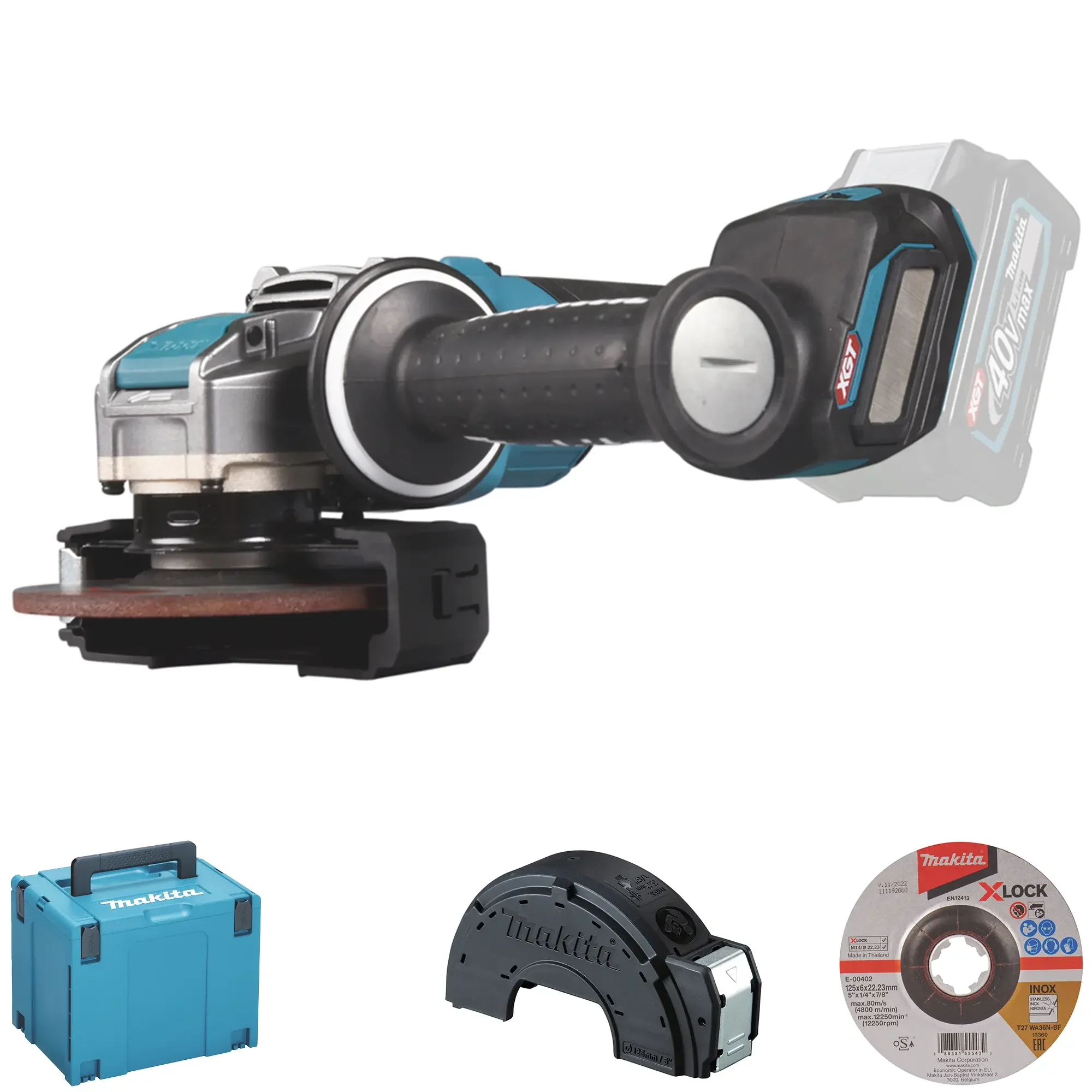 Smerigliatrice angolare Makita GA041GZ01 40V - Image 2