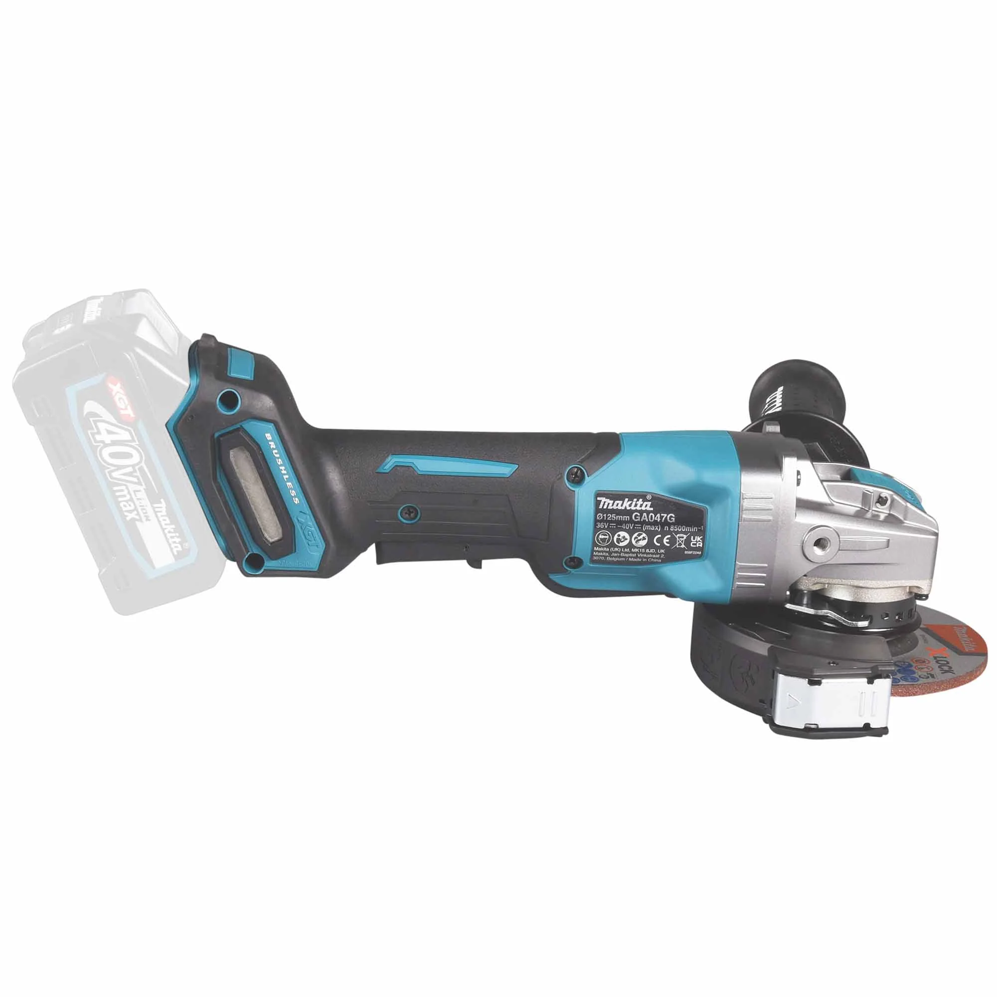 Smerigliatrice angolare Makita GA047GZ01 40V - Image 7