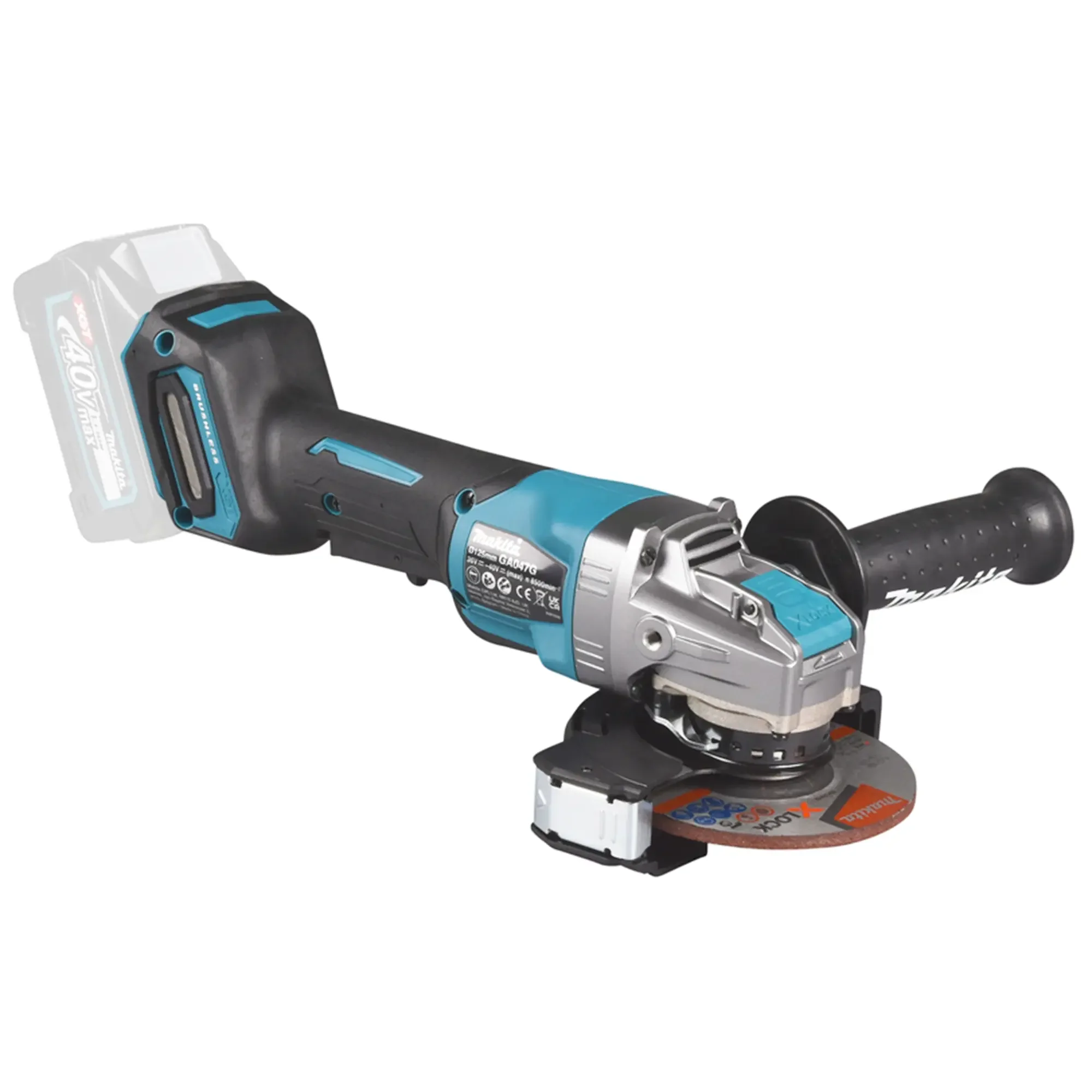 Smerigliatrice angolare Makita GA047GZ01 40V - Image 8