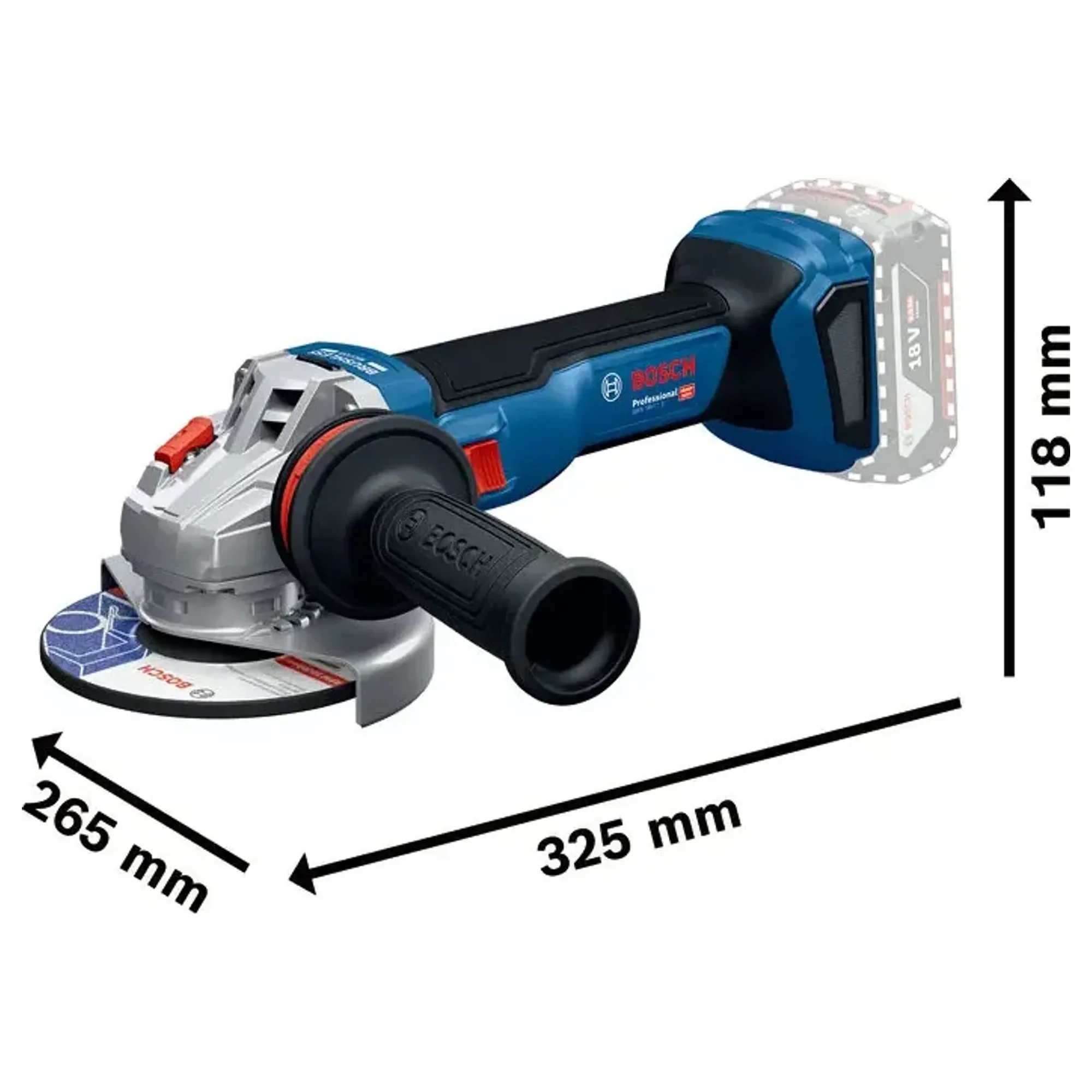 Smerigliatrice Bosch GWS 18V-11 PRO 18V - Image 4