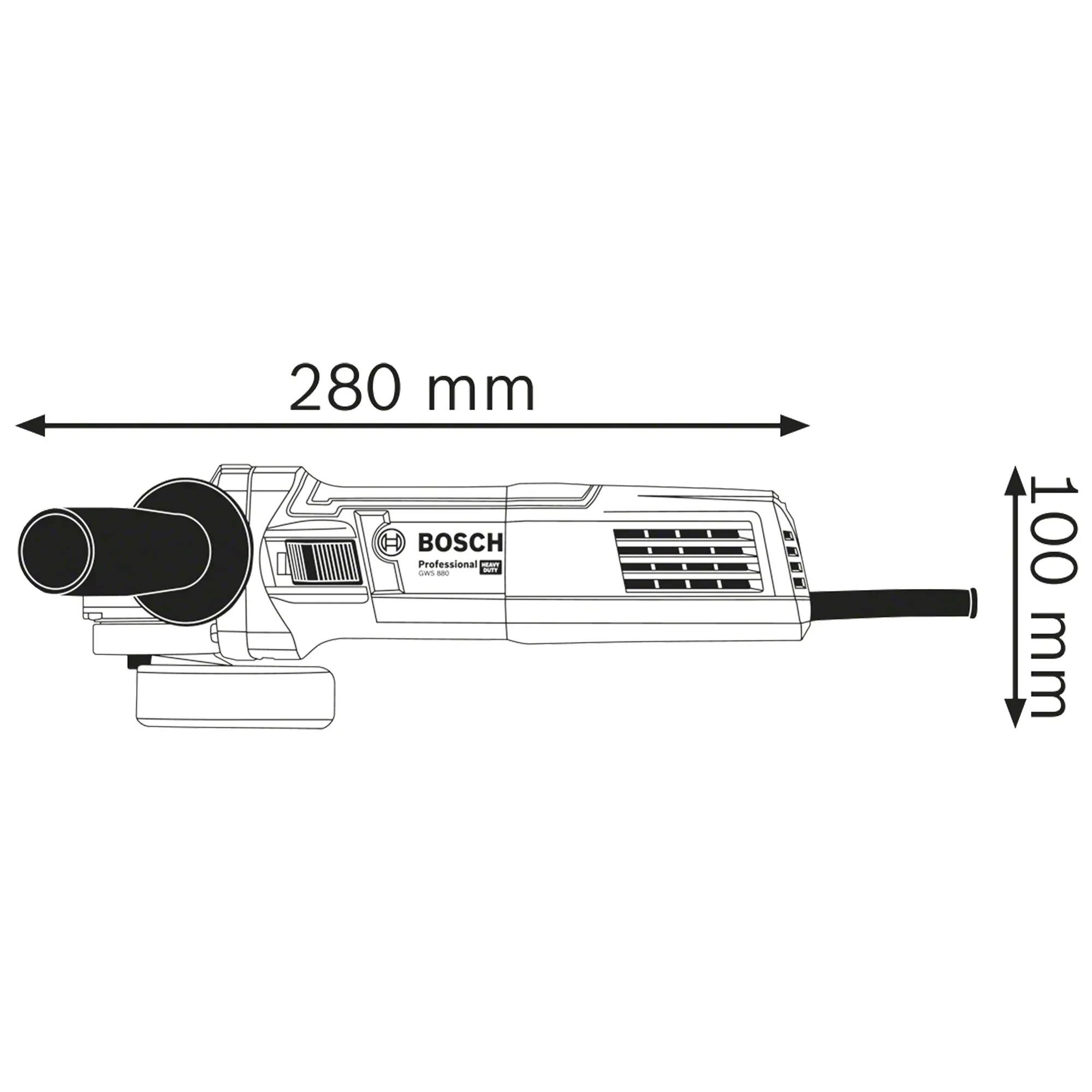 Smerigliatrice Bosch GWS 880 PRO 880W - Image 4