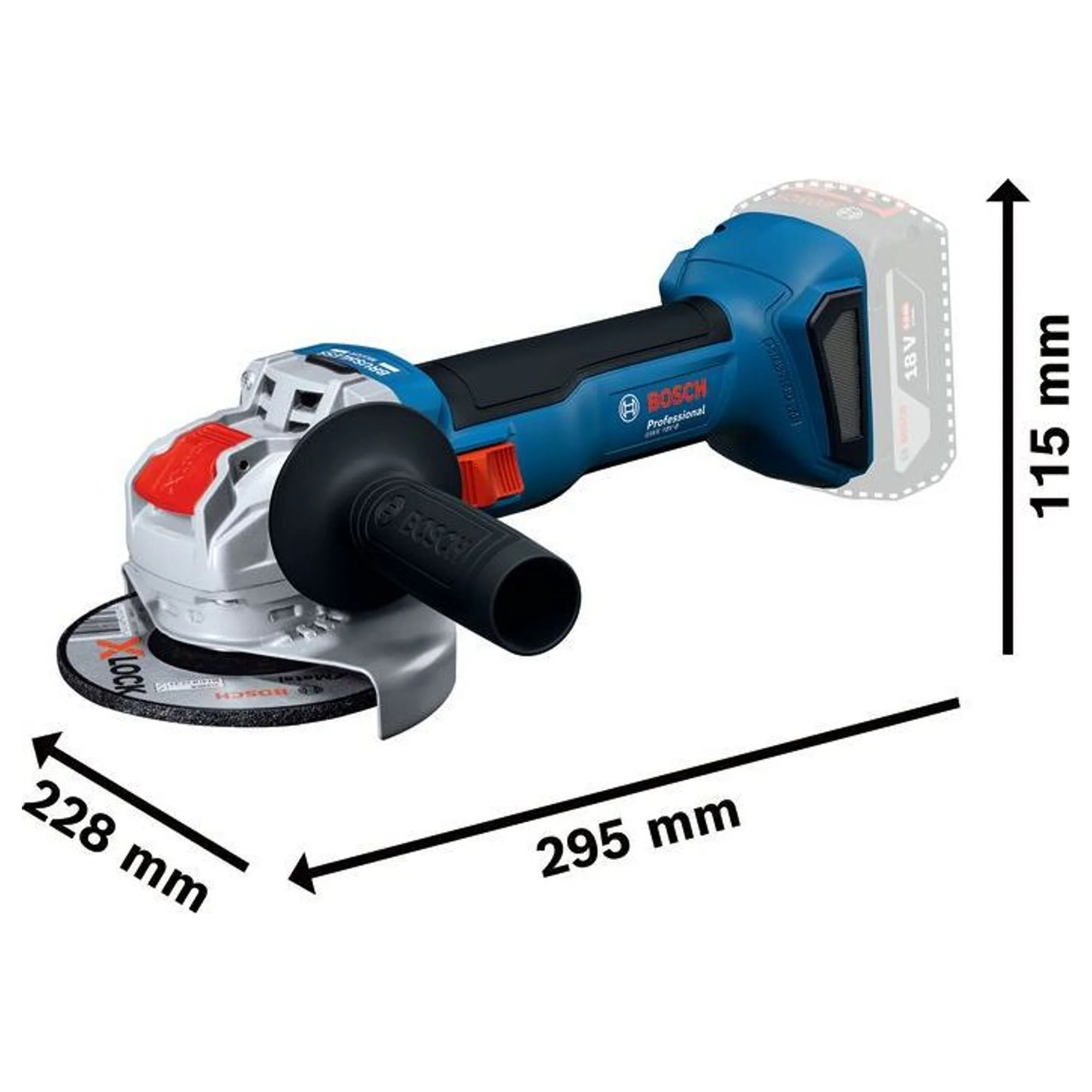 Smerigliatrice Bosch GWX 18V-8 PRO 18V - Image 4