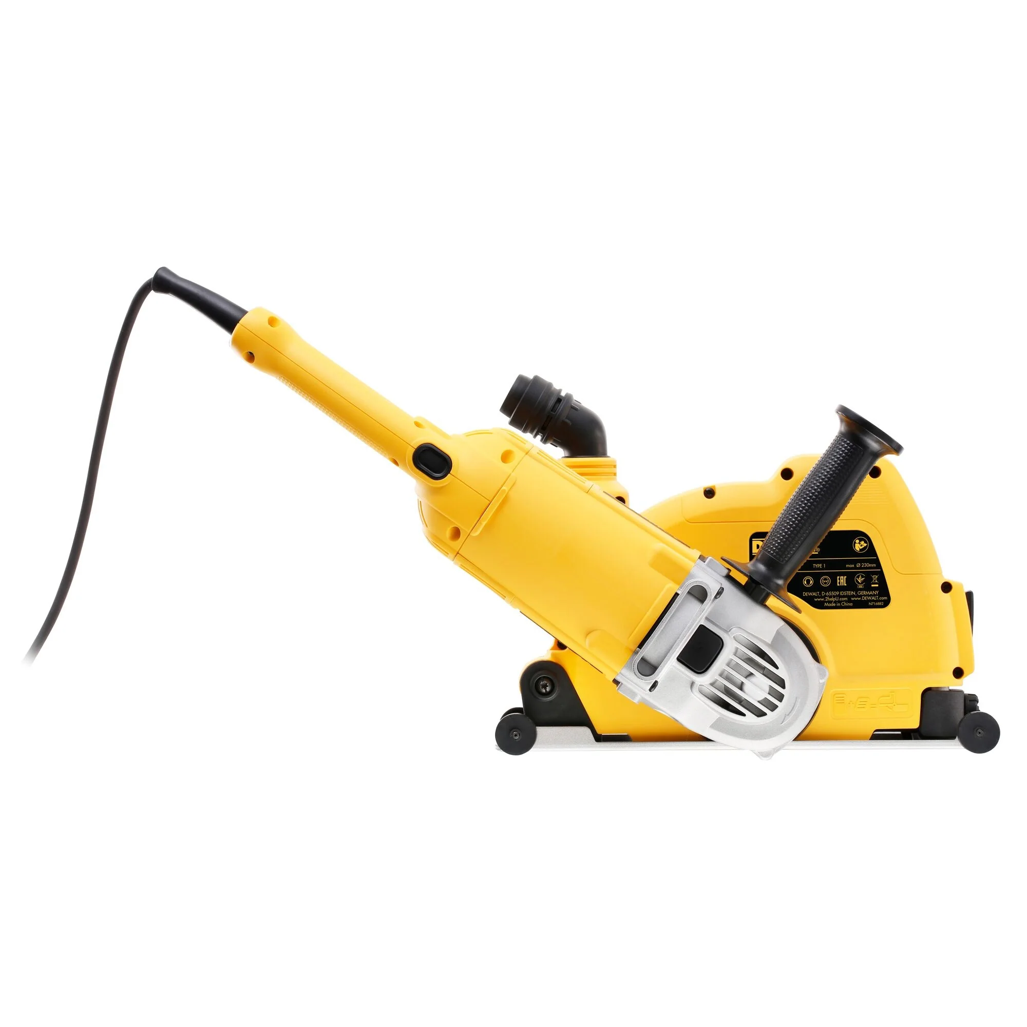 Smerigliatrice Dewalt DWE492GK-QS 230mm 2200W Kit Taglio Calcestruzzo - Image 3