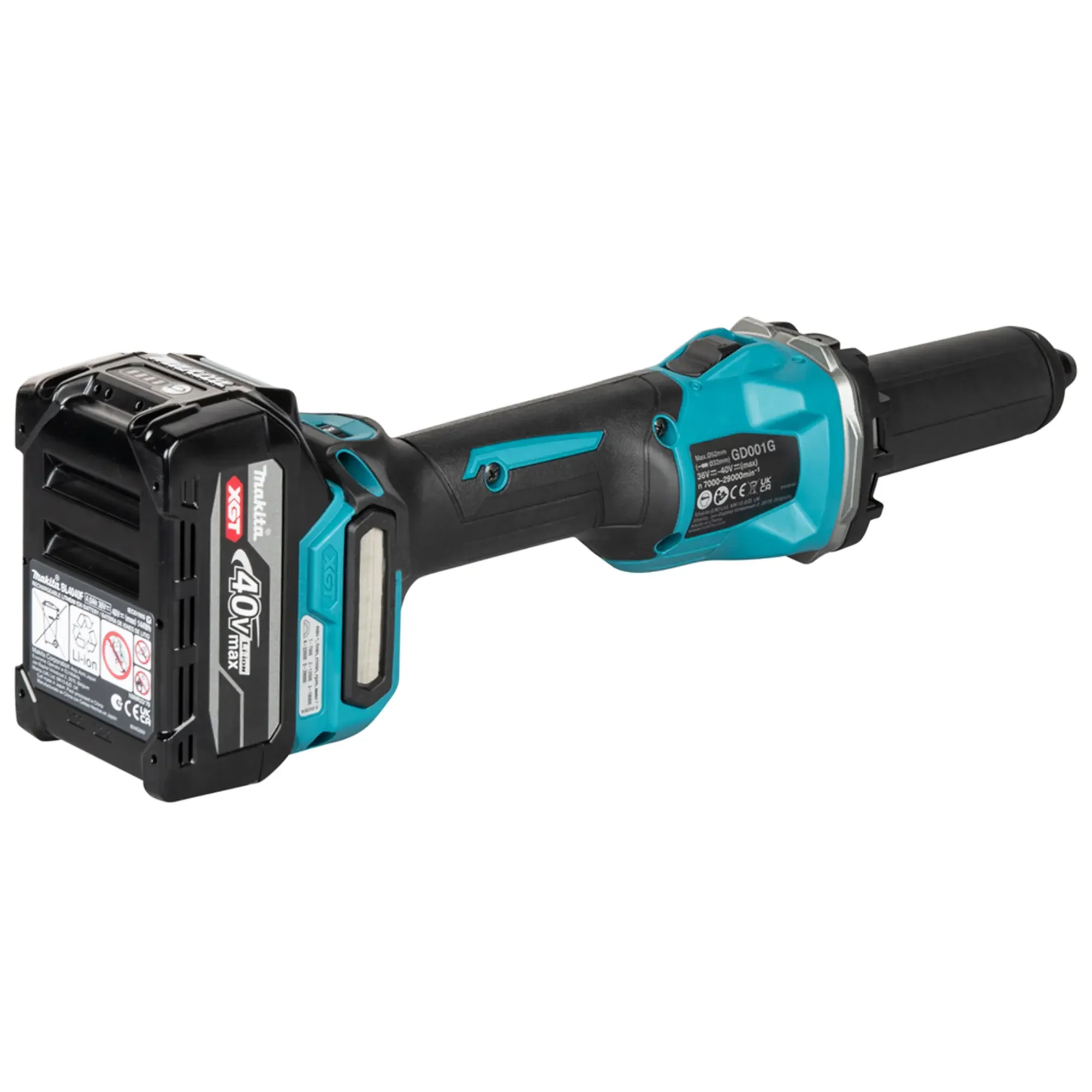 Smerigliatrice Diritta Makita GD001GM201 40V 4Ah - Image 6
