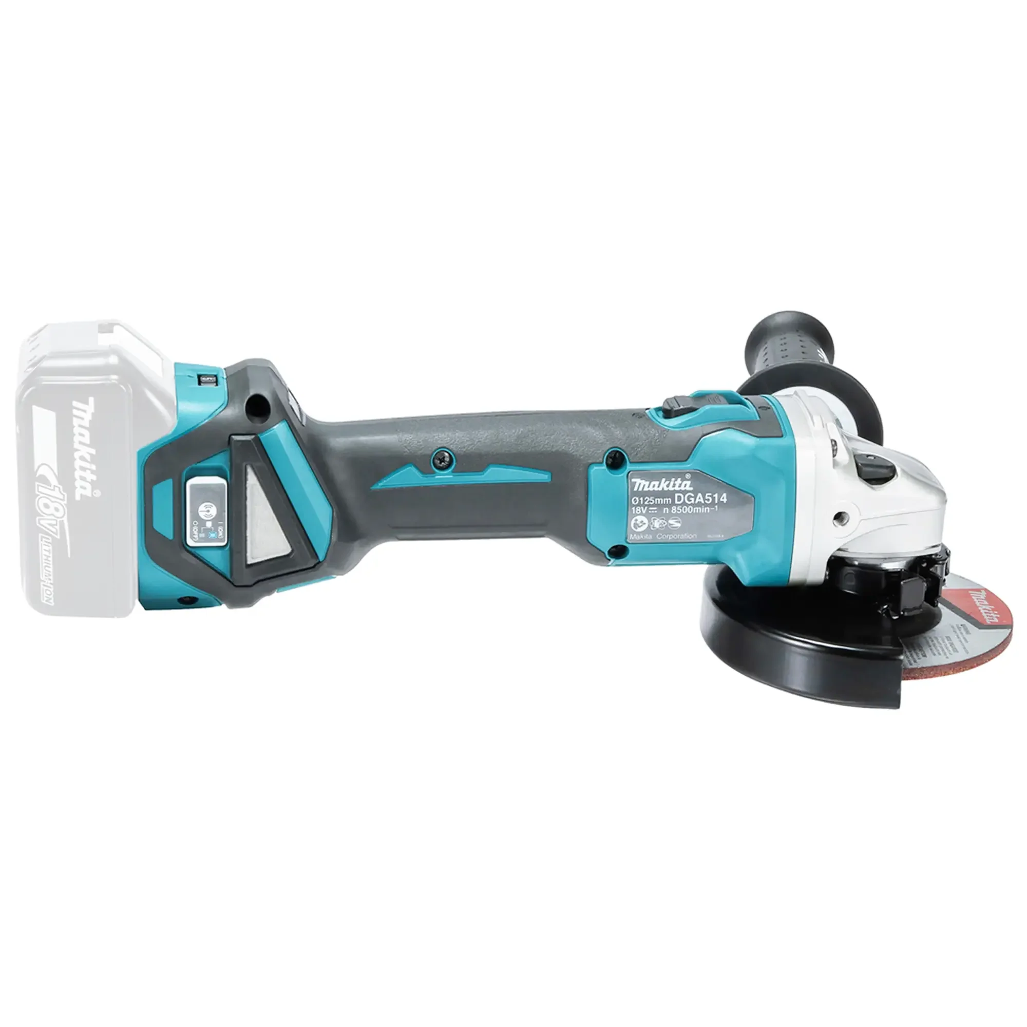 Smerigliatrice Makita DGA514RTJU 18V 5Ah - Image 7