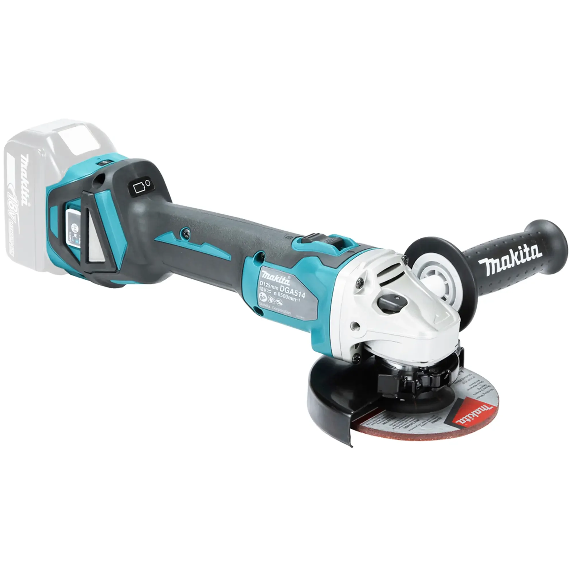 Smerigliatrice Makita DGA514RTJU 18V 5Ah - Image 8