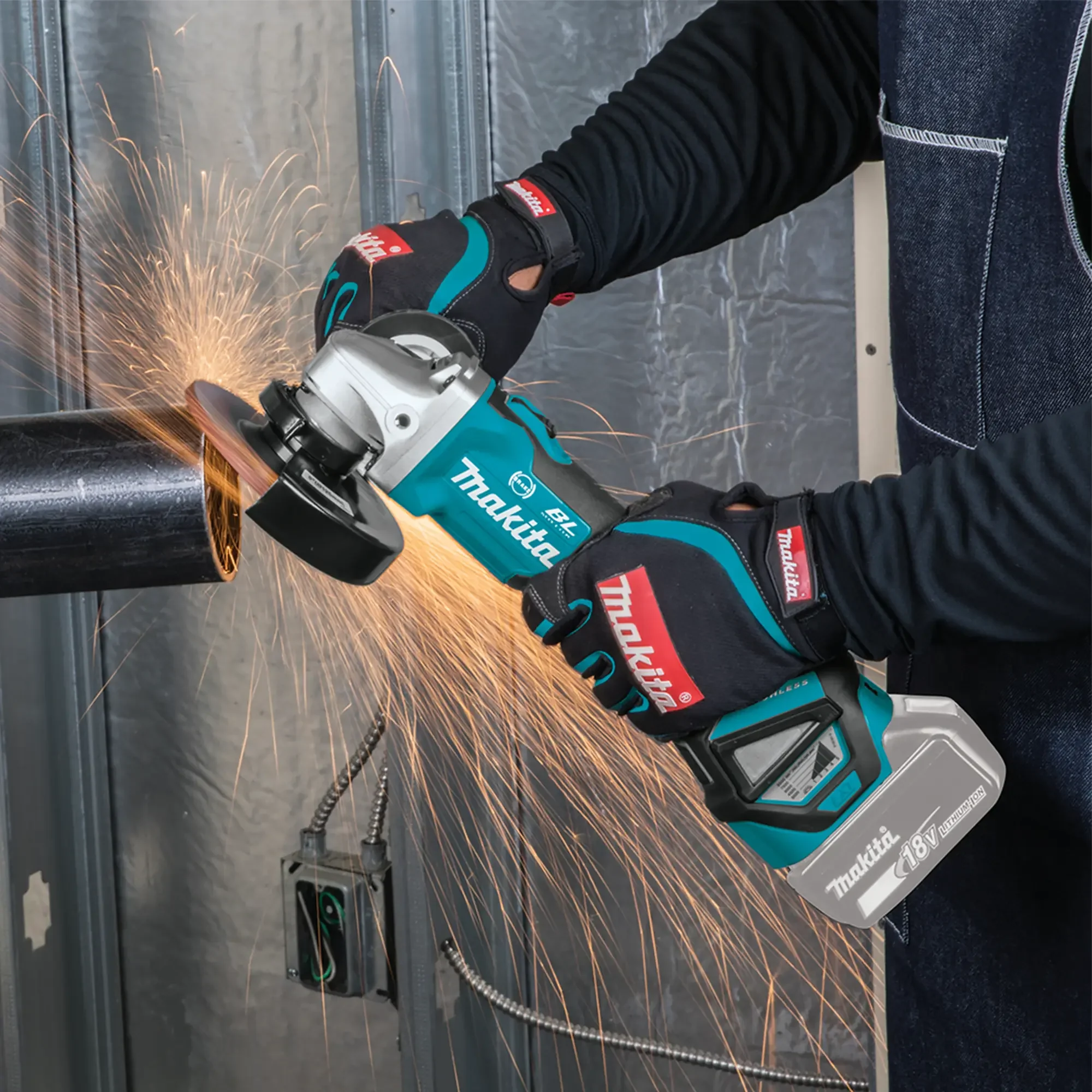 Smerigliatrice Makita DGA514ZJU 18V - Image 17