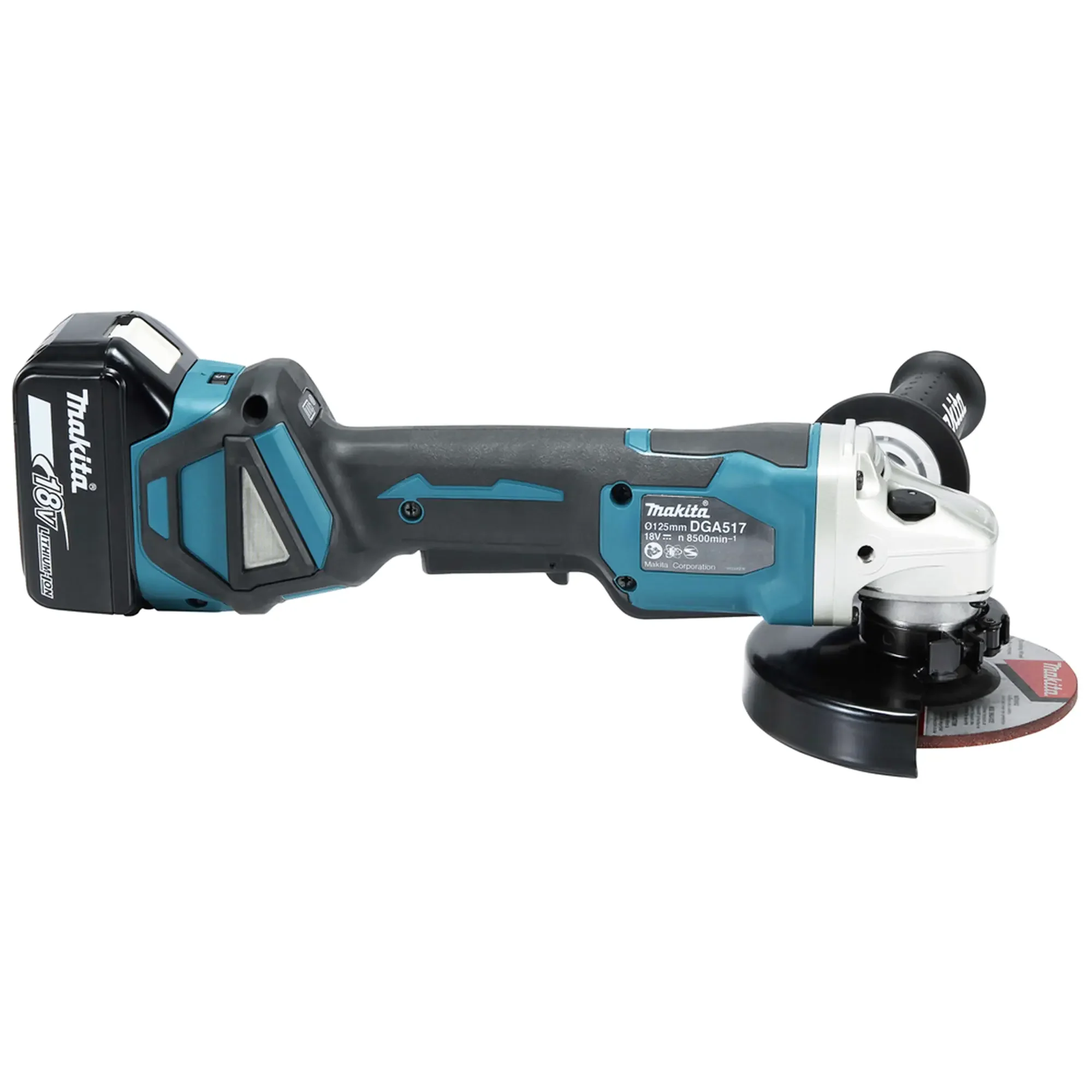 Smerigliatrice Makita DGA517RTJ 18V 5Ah - Image 7