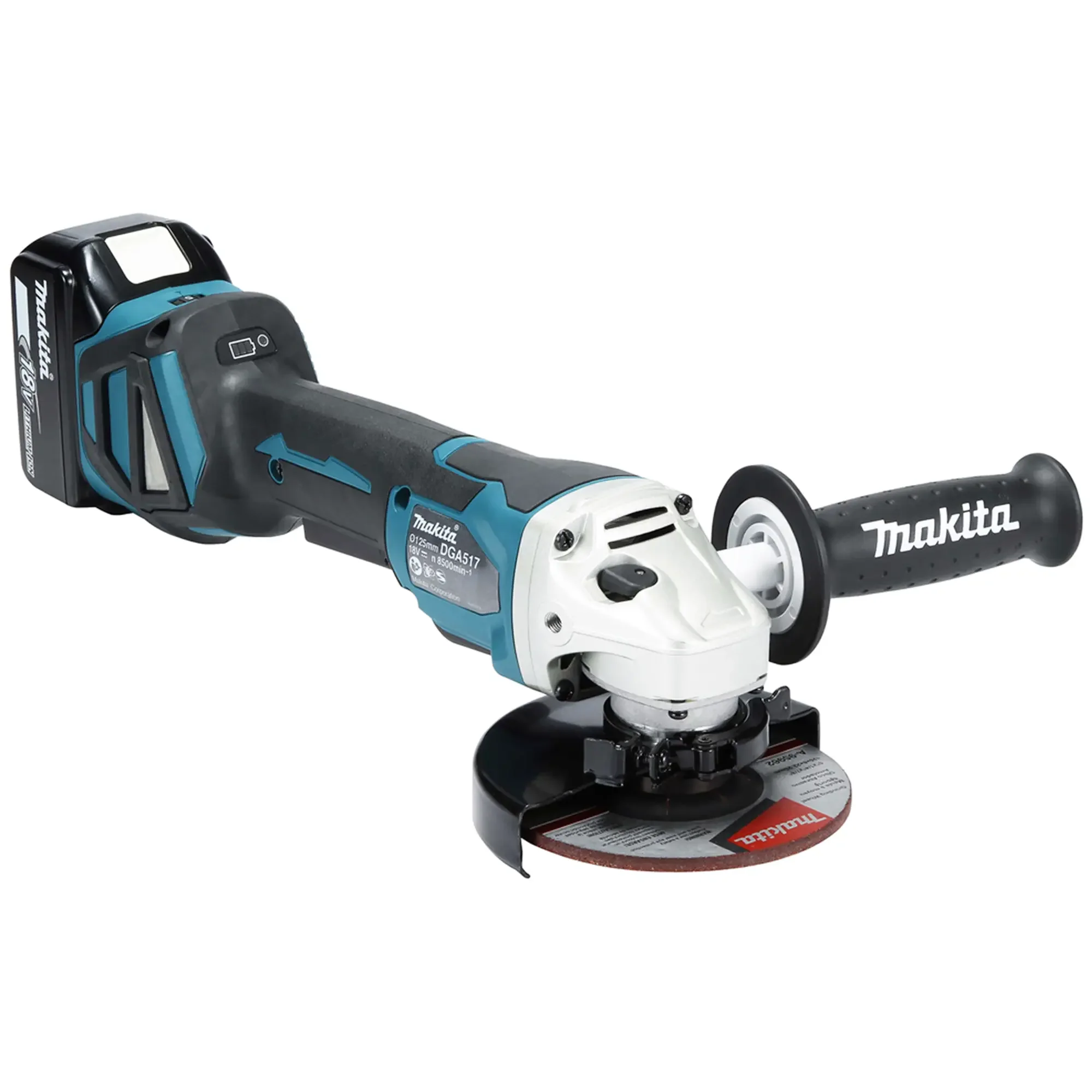 Smerigliatrice Makita DGA517RTJ 18V 5Ah - Image 8