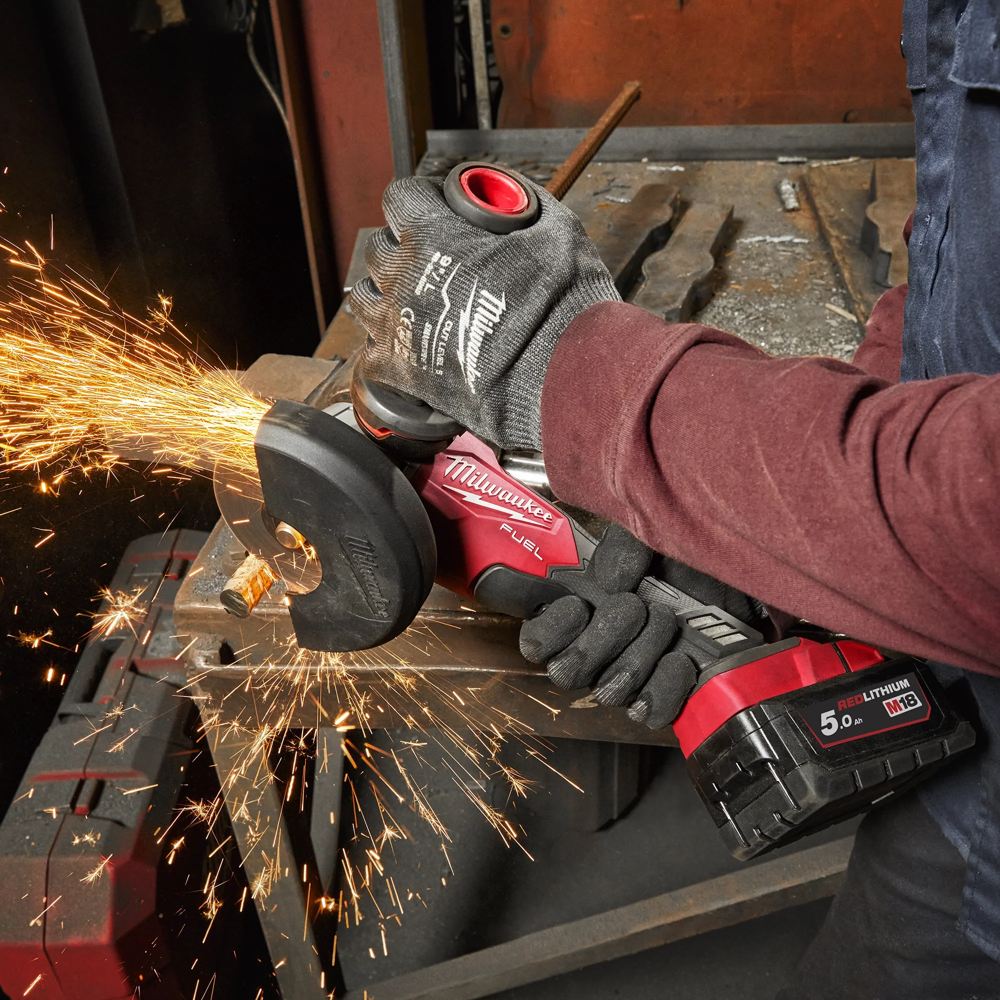 Smerigliatrice Angolare Milwaukee M18 FSAG125X-0X 18V - Image 6