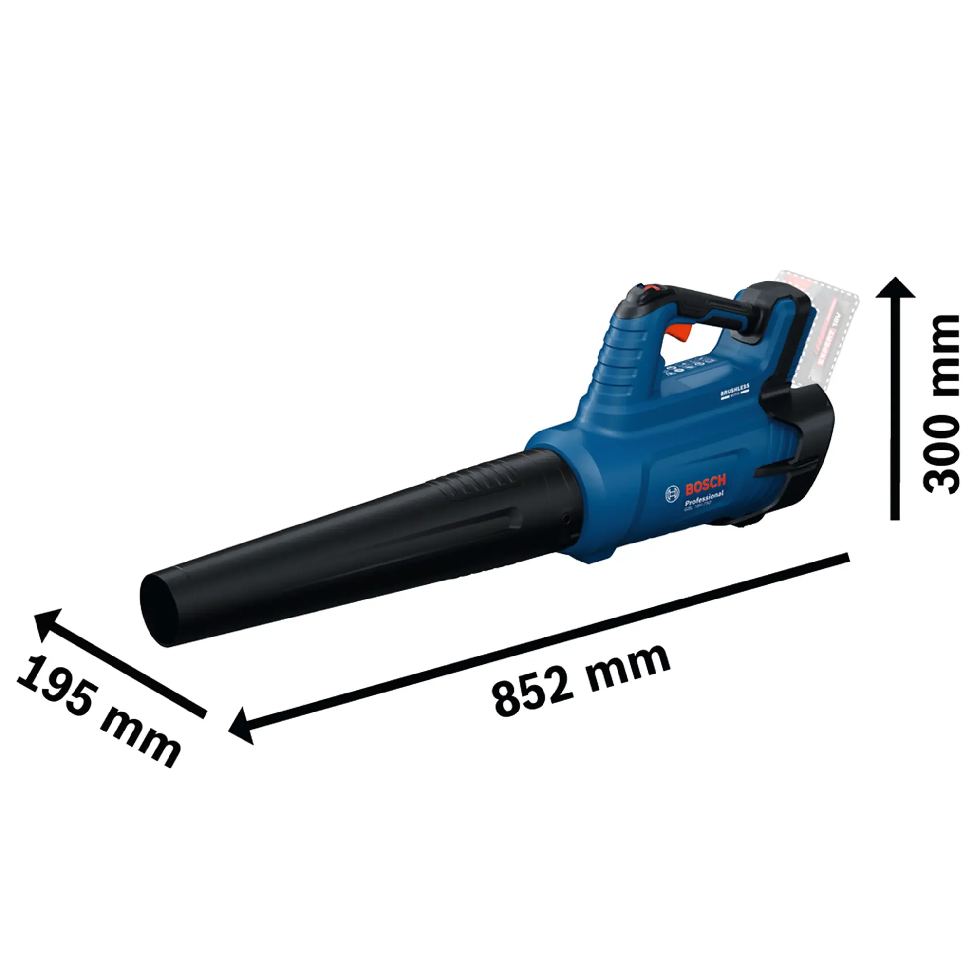 Soffiatore Bosch GBL 18V-750 - Image 2