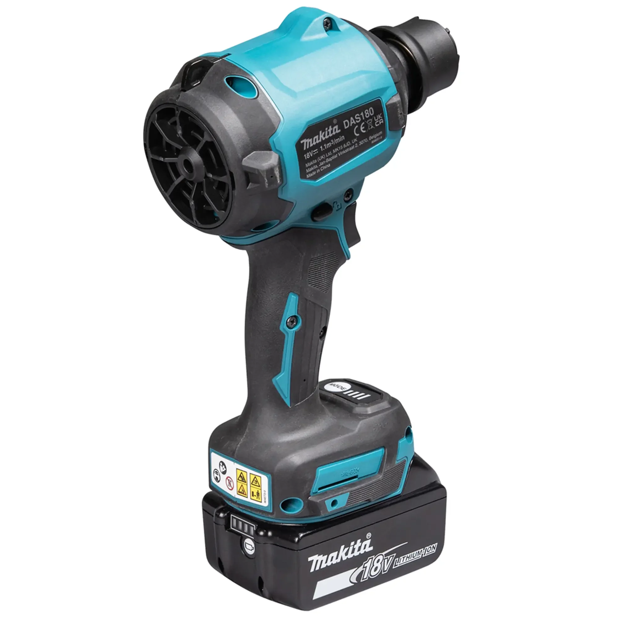 Soffiatore a pistola Makita DAS180RT 18V 5Ah - Image 6