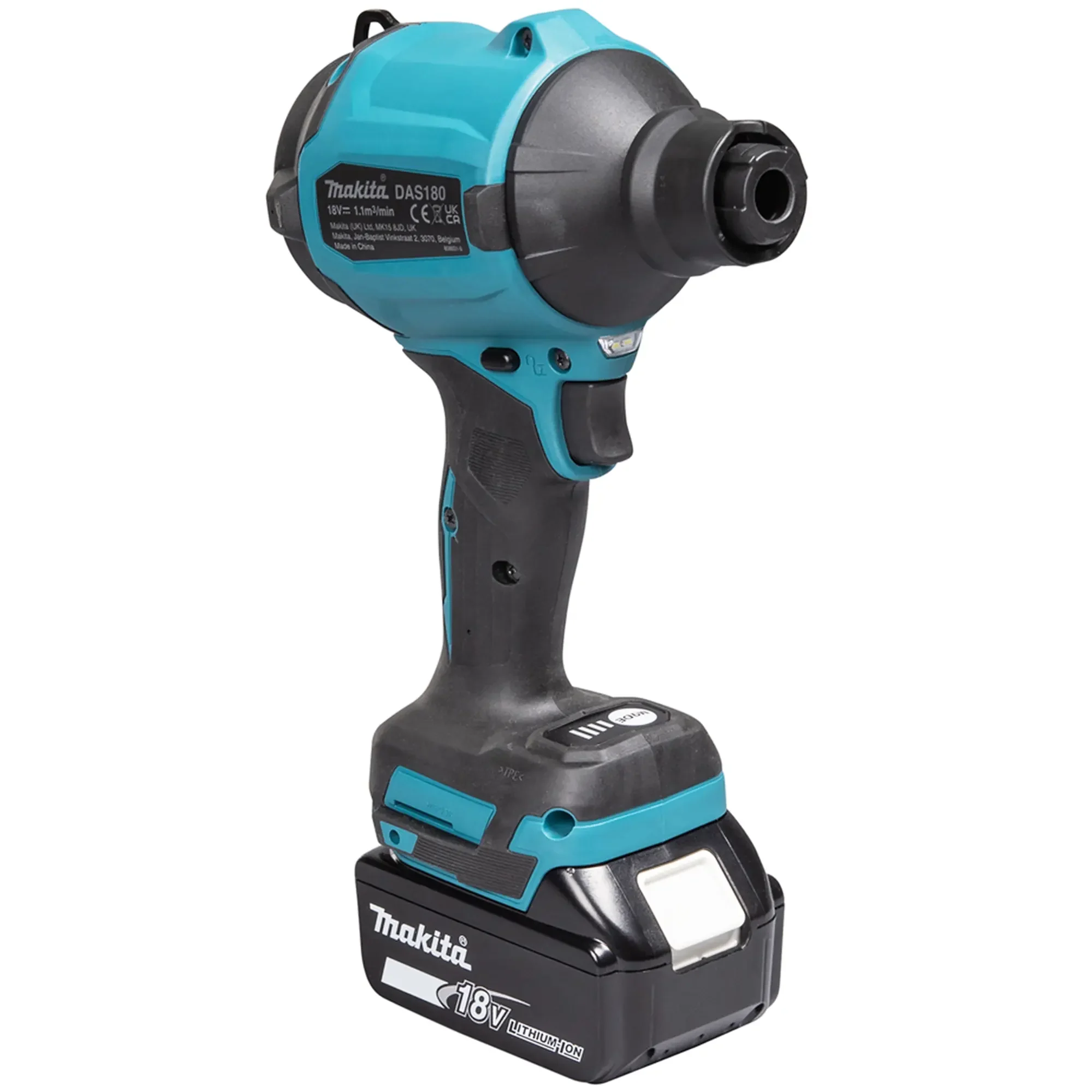 Soffiatore a pistola Makita DAS180RT 18V 5Ah - Image 8