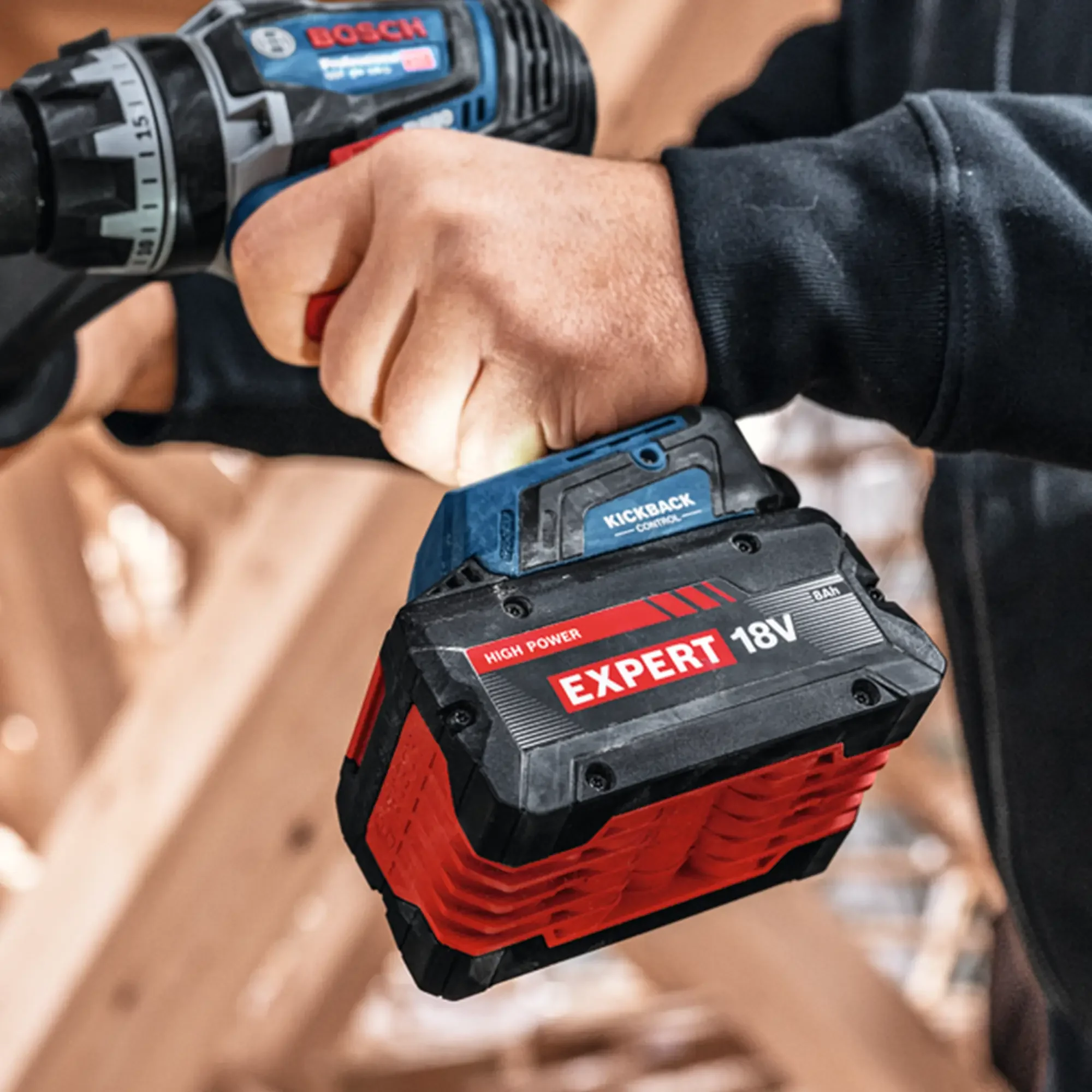 Starter Set Bosch Expert EXBA18V-80 18V 8Ah - Image 3
