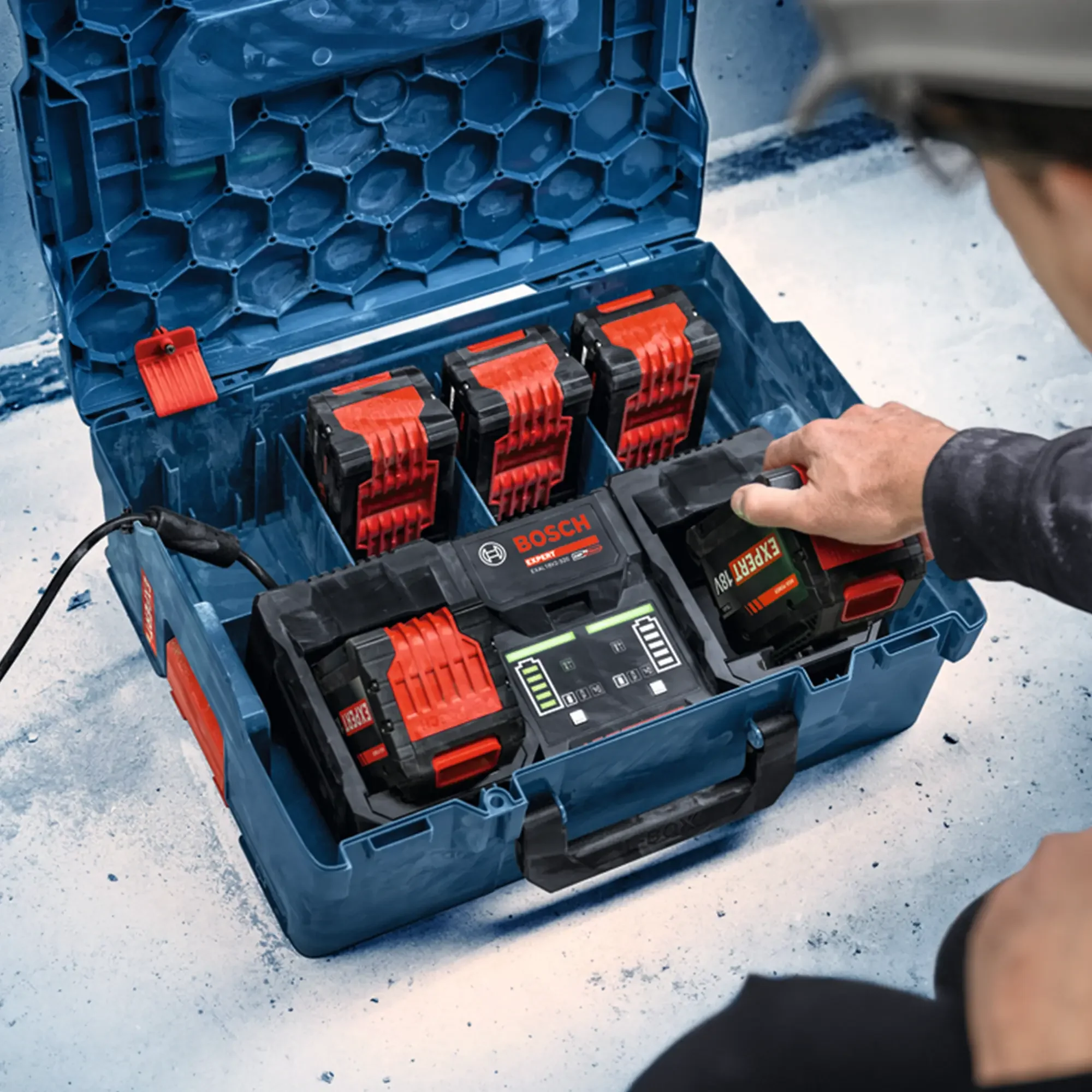 Starter Set Bosch Expert EXBA18V 18V 5.5Ah + 8Ah - Image 2