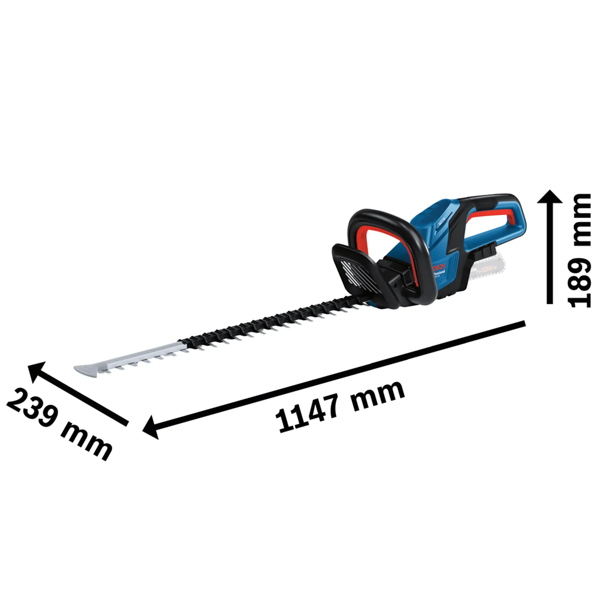 Tagliasiepi Bosch GHE 18V-60 II - Image 2