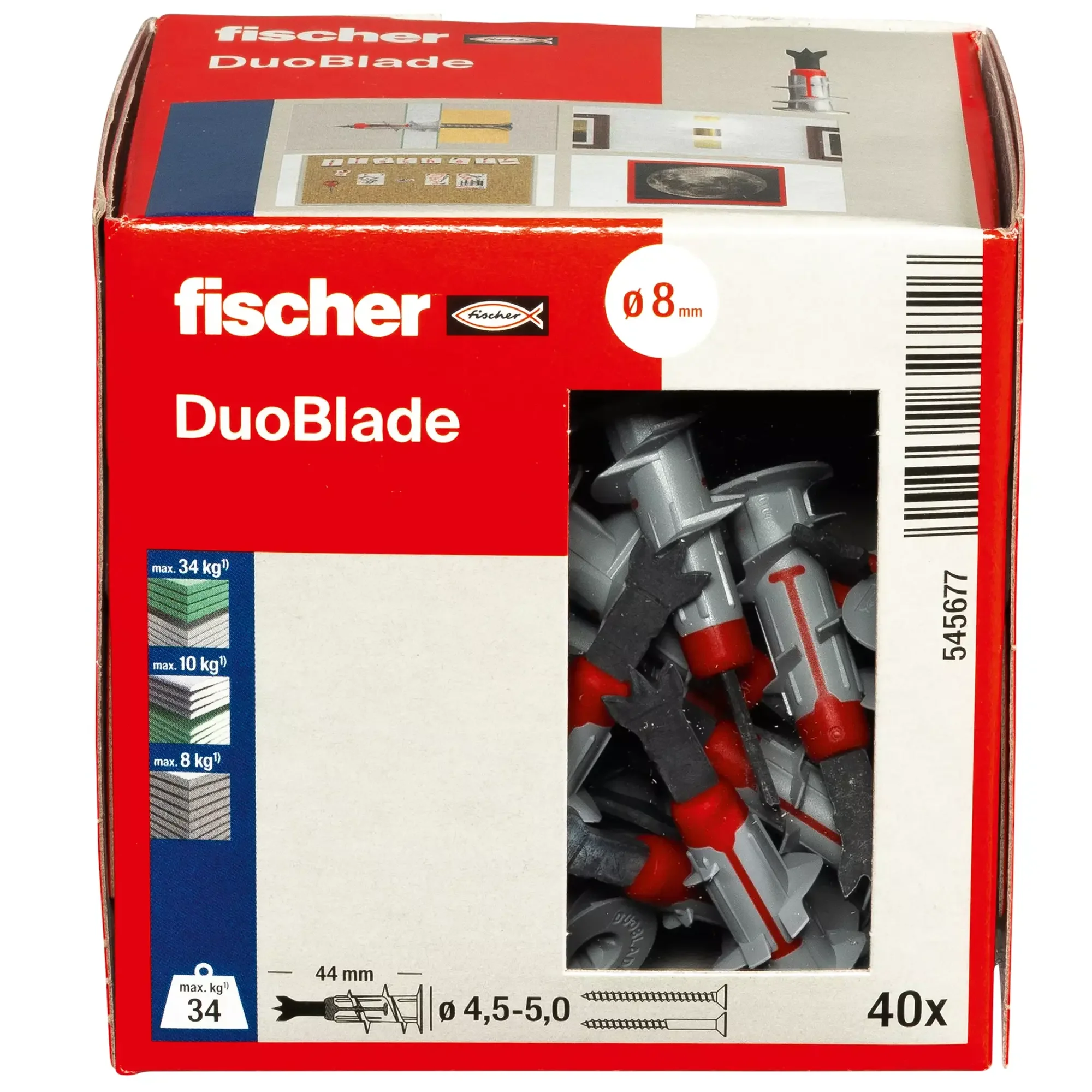 Tassello autoforante per cartongesso Fischer DuoBlade - Image 4