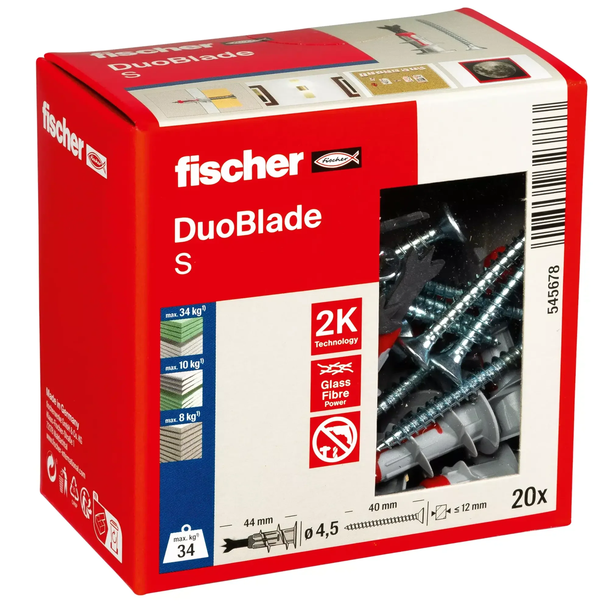 Tassello autoforante per cartongesso Fischer DuoBlade - Image 5