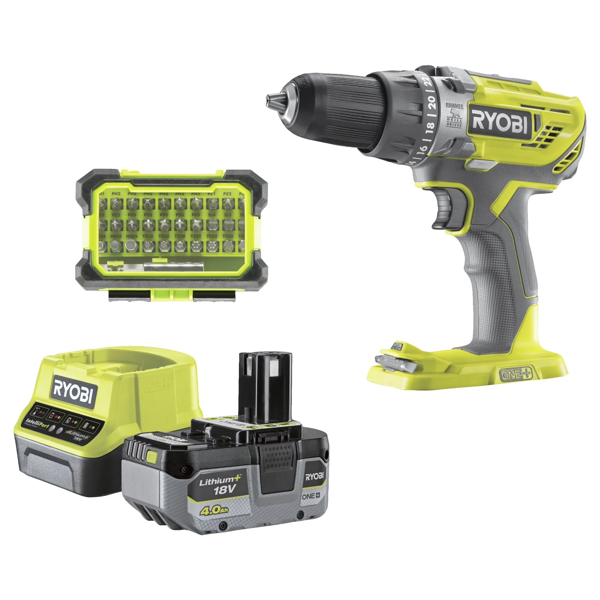 Avvitatore a Percussione Ryobi R18PD3-140SA - Image 3