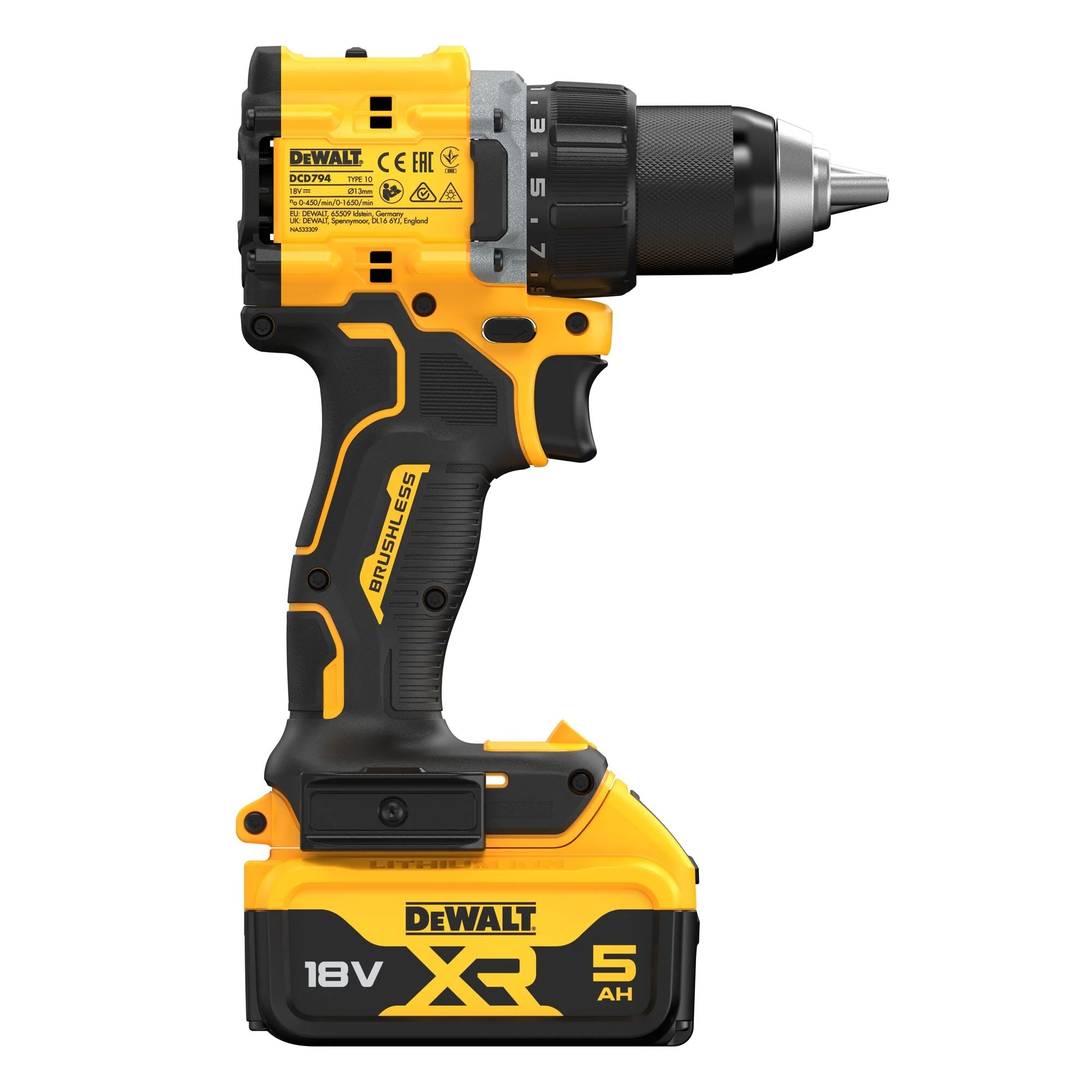 Trapano Avvitatore Dewalt DCD794P2T-QW 18V 5Ah - Image 3