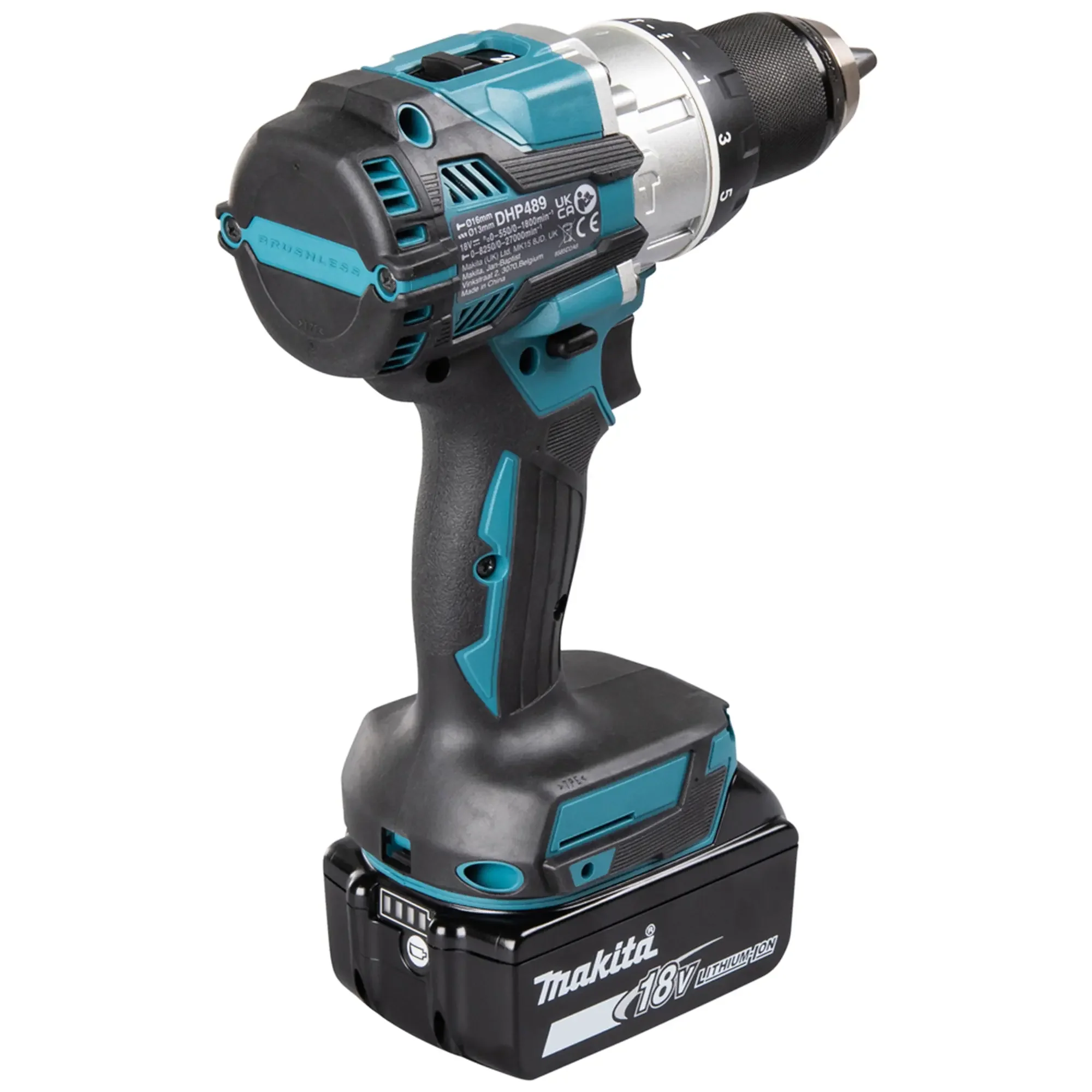 Trapano Avvitatore Makita DHP489RTJ 18V 5Ah - Image 6