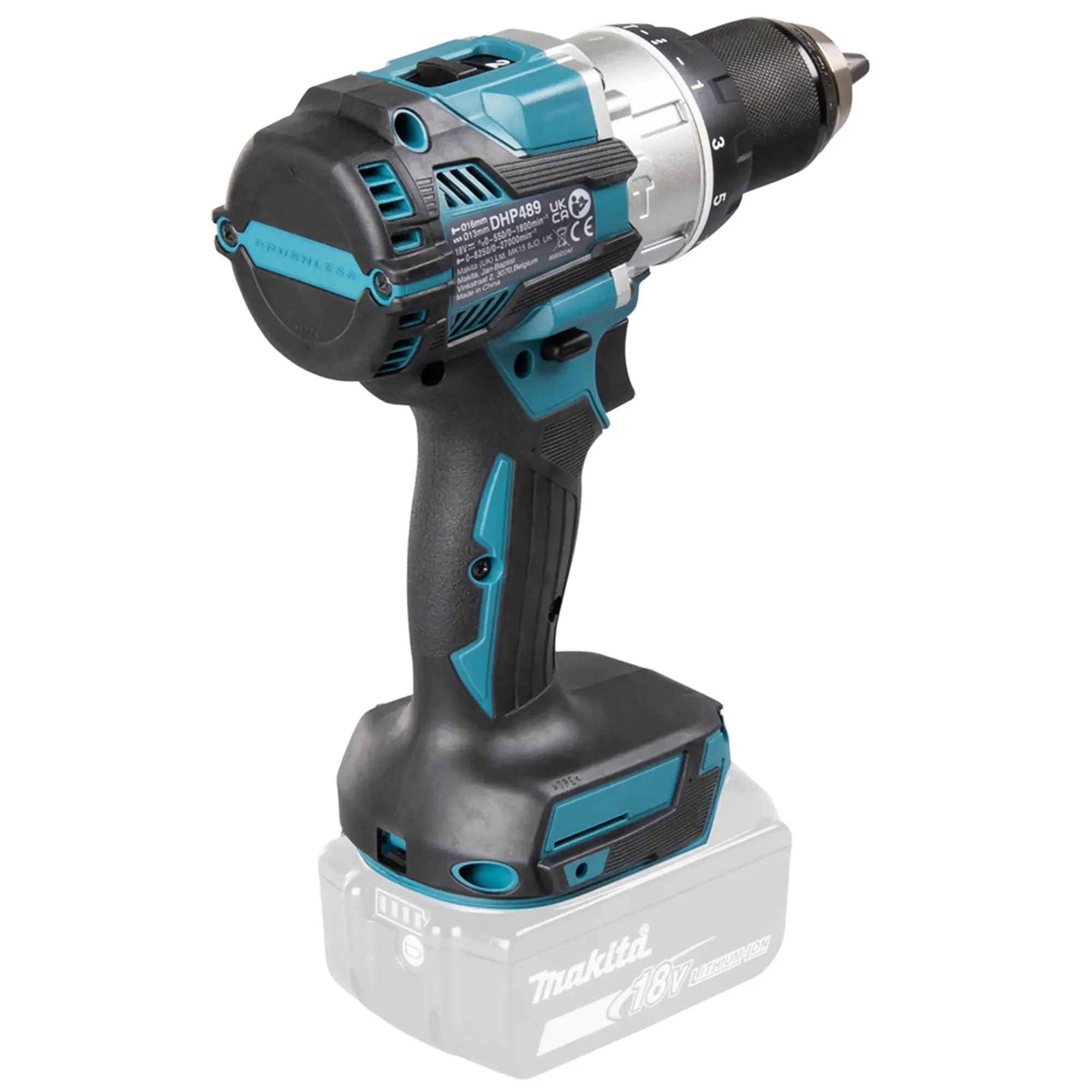 Trapano Avvitatore Makita DHP489ZJ 18V - Image 6