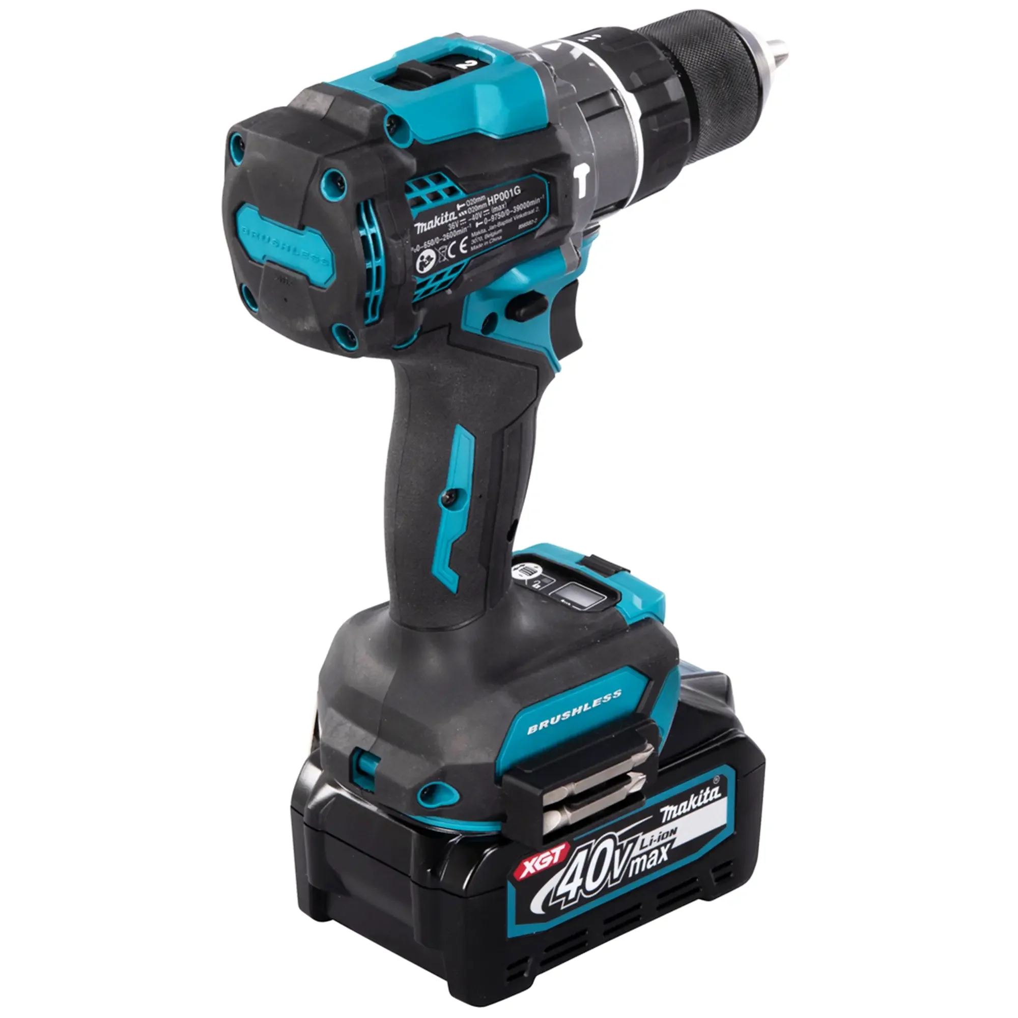 Trapano avvitatore Makita HP001GM201 40V 4Ah - Image 6
