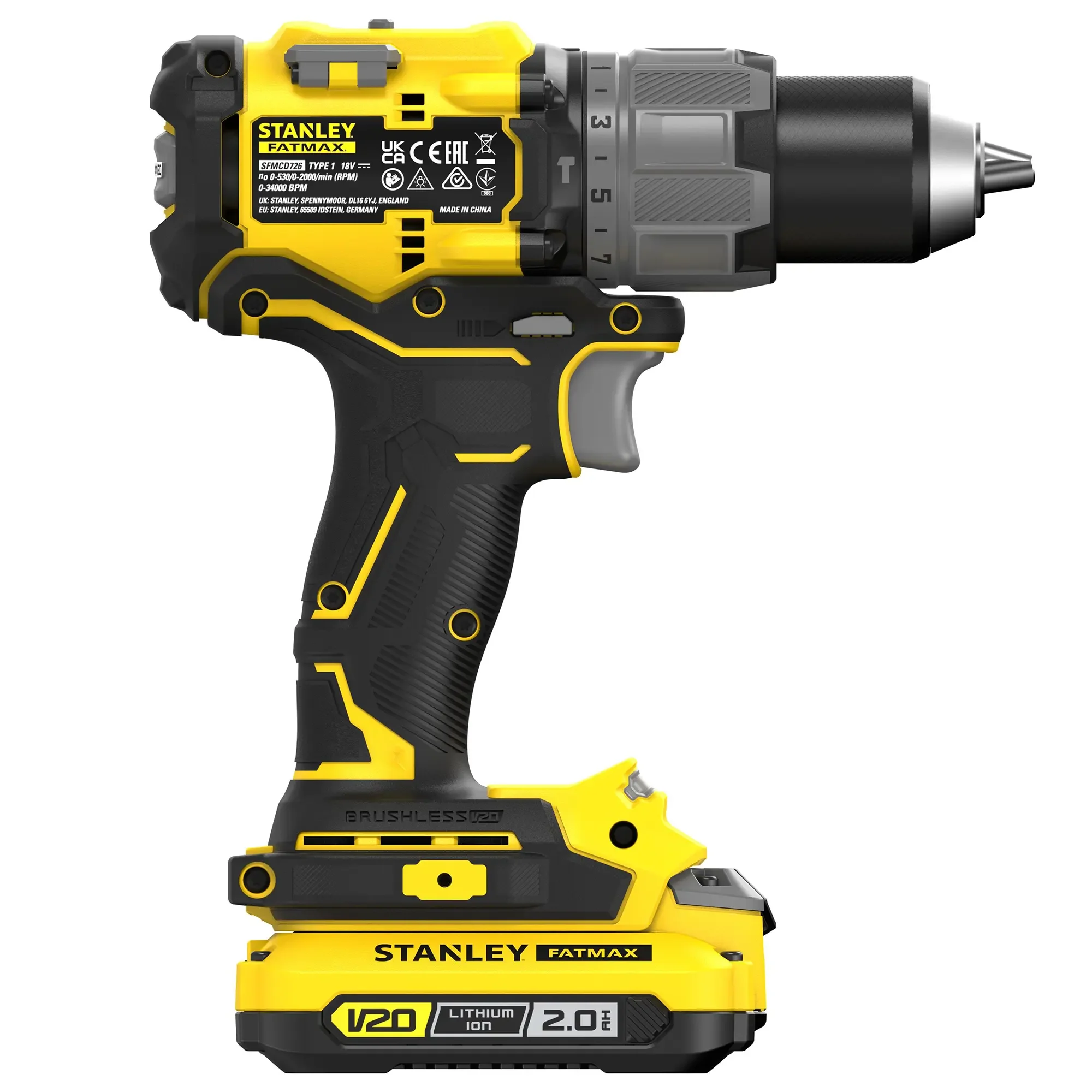 Trapano battente Stanley SFMCD726D2K-QW 18V 2Ah - Image 5