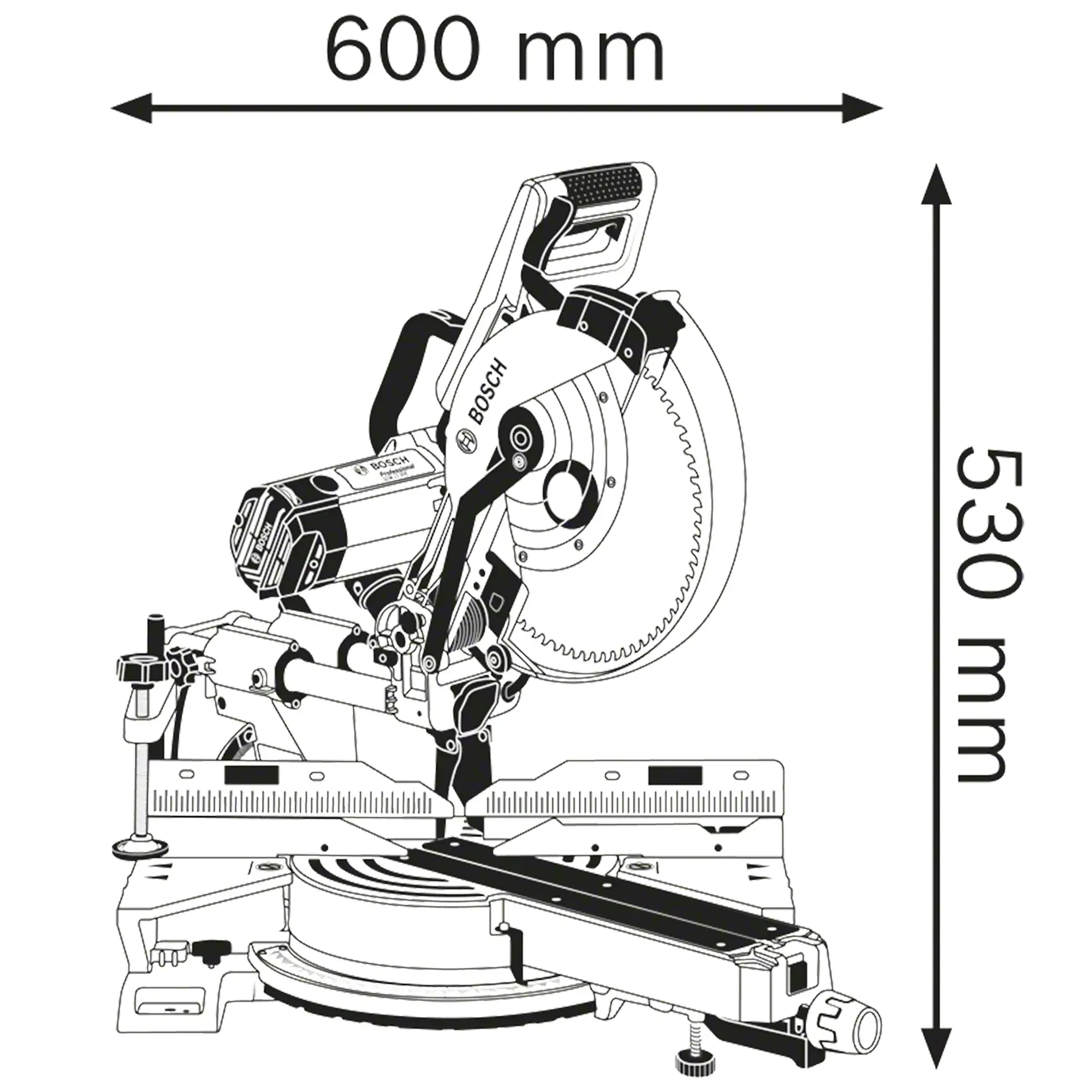 Troncatrice radiale Bosch GCM 12 SDE - Image 4