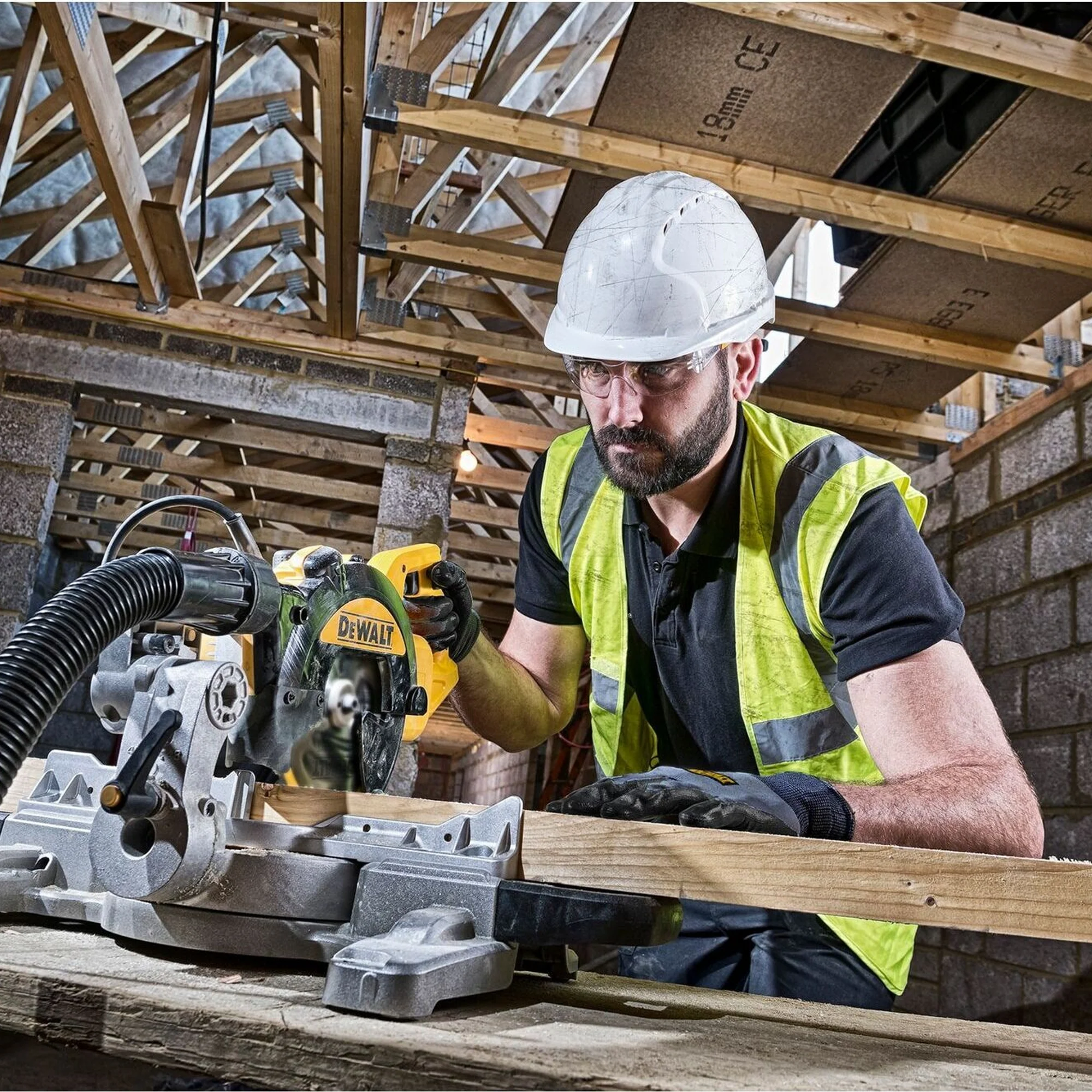 Troncatrice Dewalt DWS774-QS 216mm 1400W Sistema XPS - Image 5