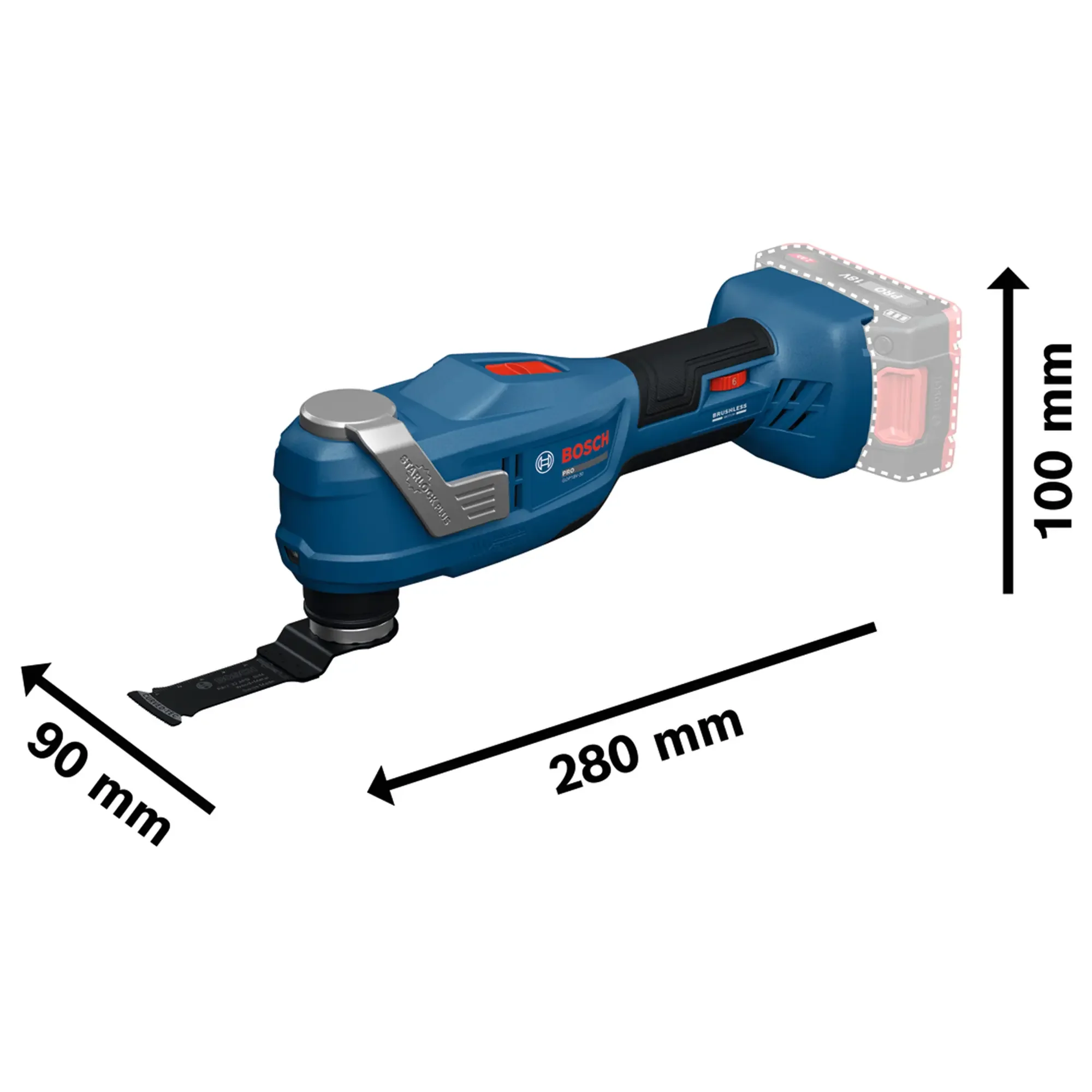 Utensile Multifunzione Bosch GOP18V-30 18V - Image 3